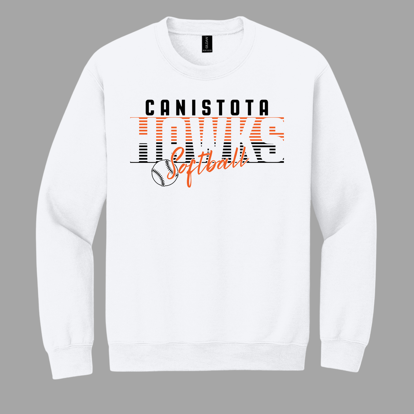 Canistota Softball Gildan® - Youth Heavy Blend™ Crewneck Sweatshirt