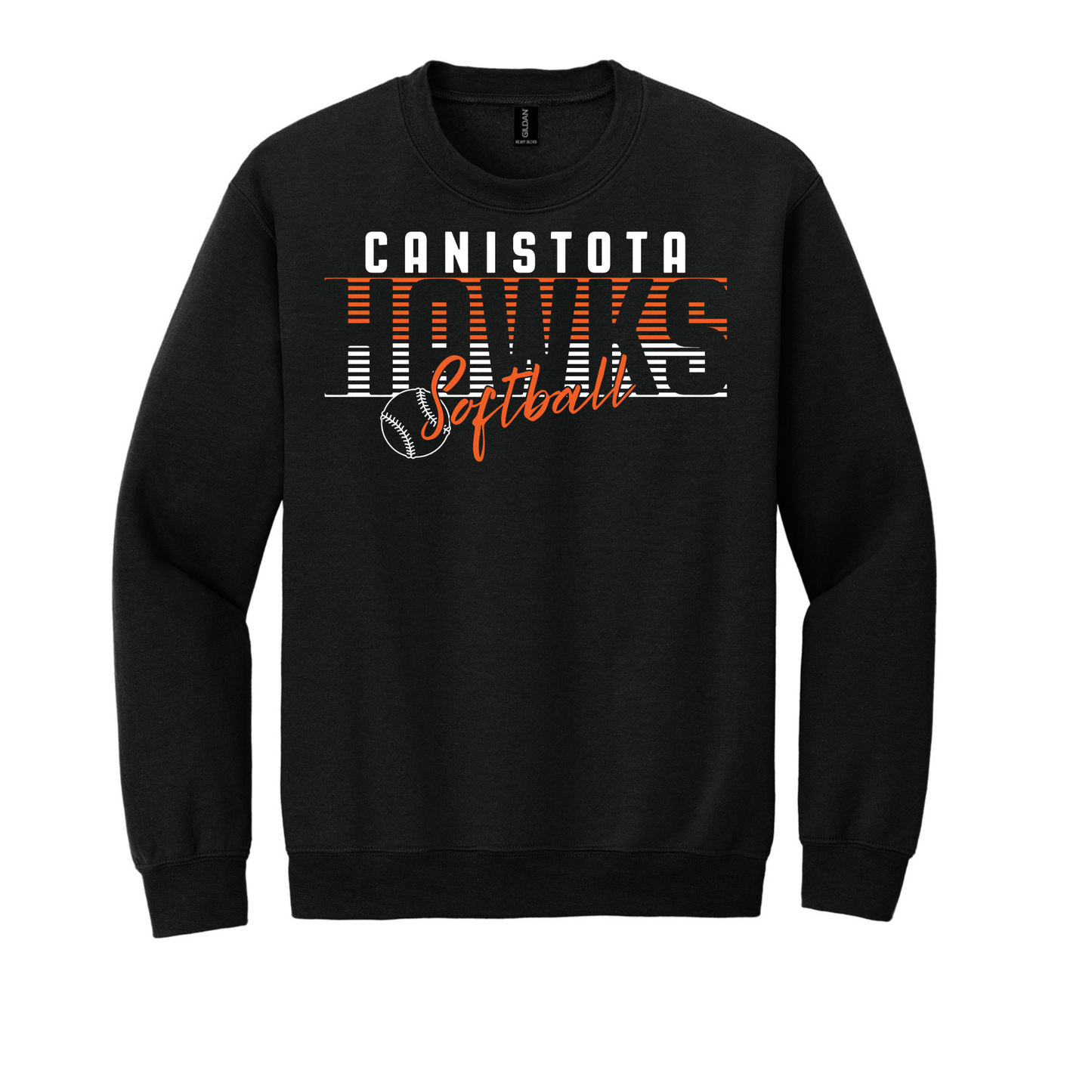 Canistota Softball Gildan® - Heavy Blend™ Crewneck Sweatshirt