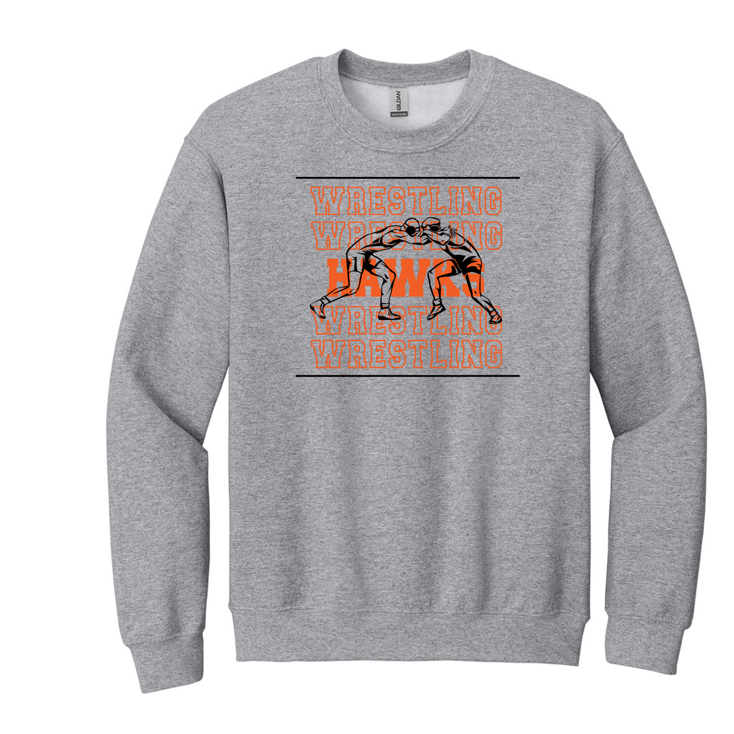 Canistota Hawks Wrestling Gildan® - Heavy Blend™ Crewneck Sweatshirt