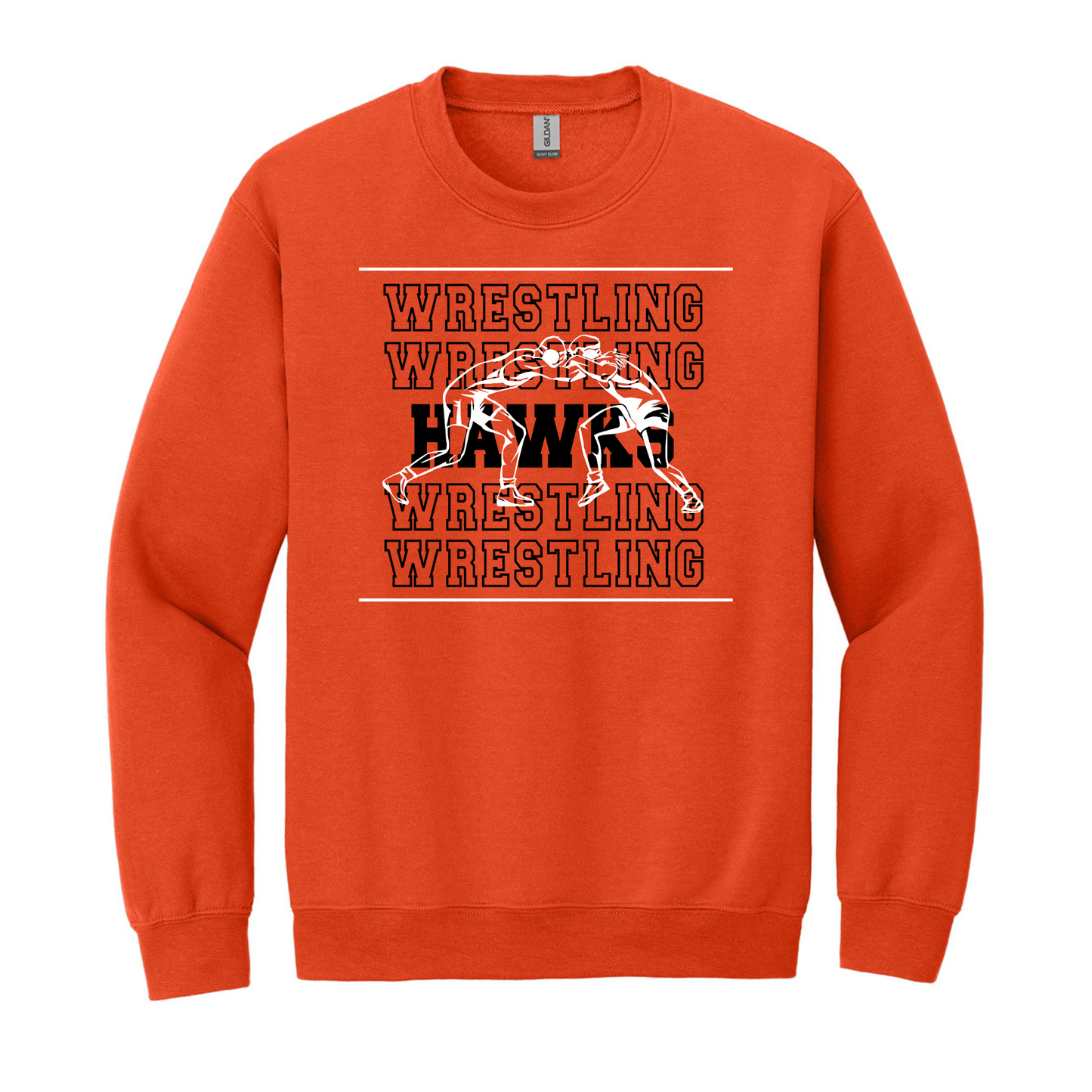 Canistota Hawks Wrestling Gildan® - Heavy Blend™ Crewneck Sweatshirt