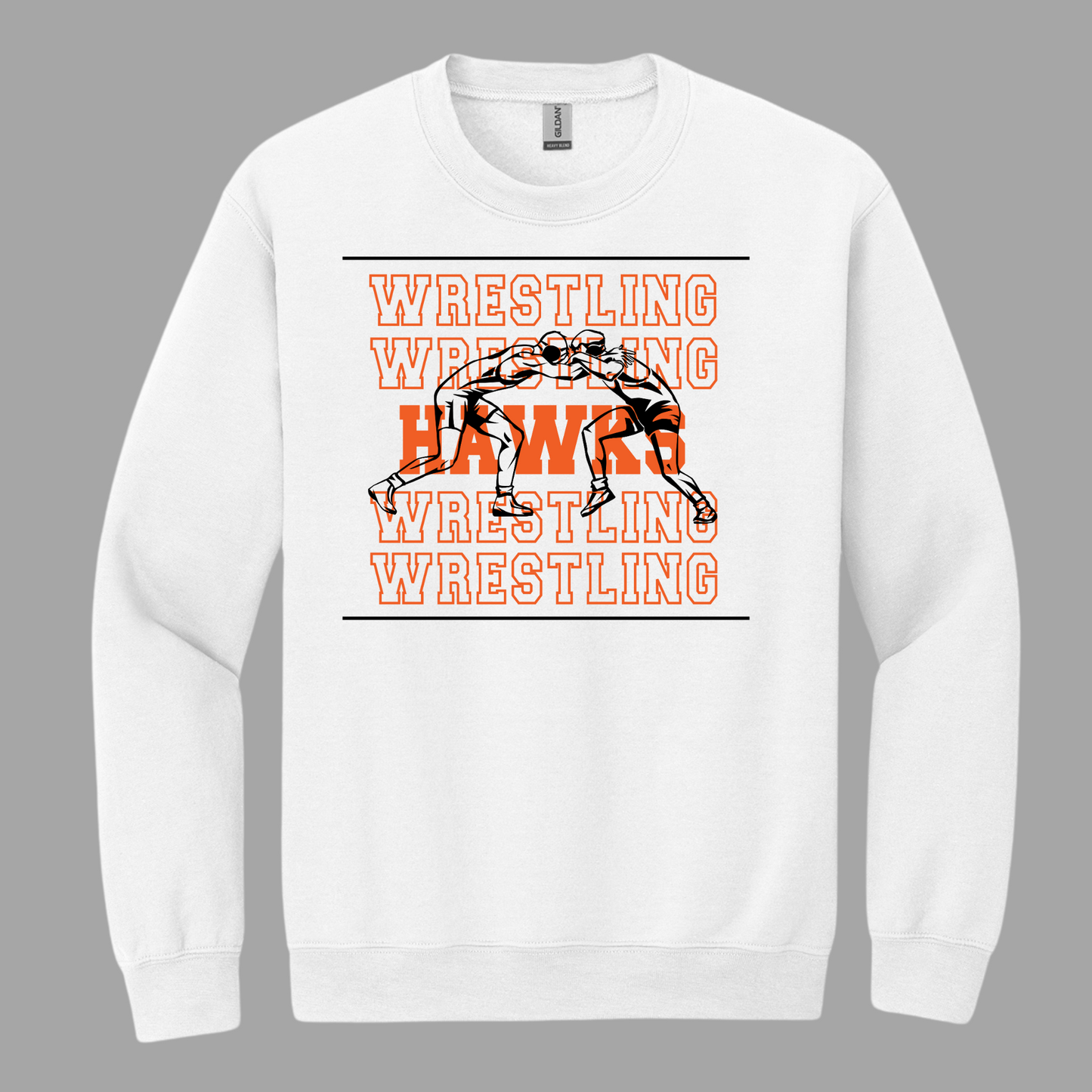 Canistota Hawks Wrestling Gildan® - Heavy Blend™ Crewneck Sweatshirt