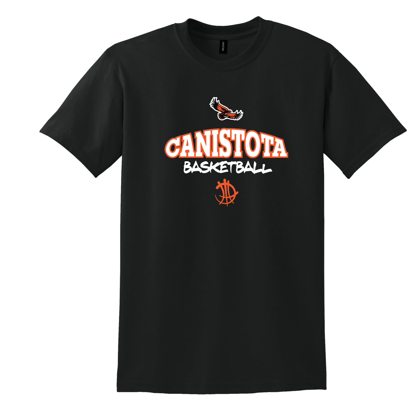 Canistota Basketball Port & Company® Tall Core Blend Tee