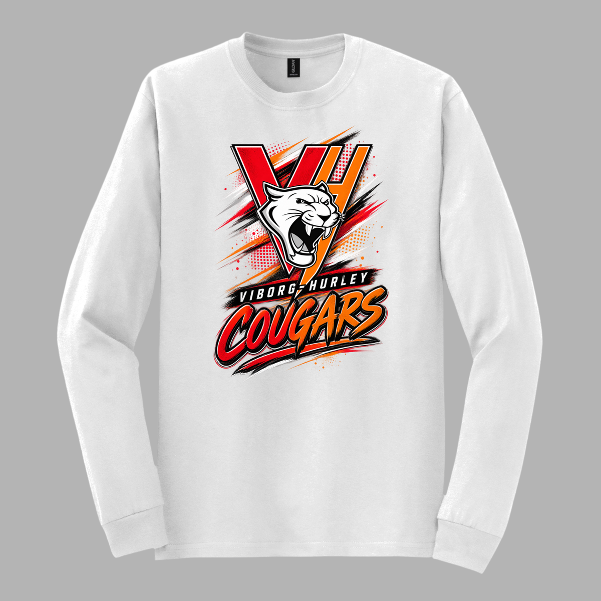 VH Booster Club Graphic Gildan® DryBlend® 50 Cotton/50 Poly Long Sleeve T-Shirt