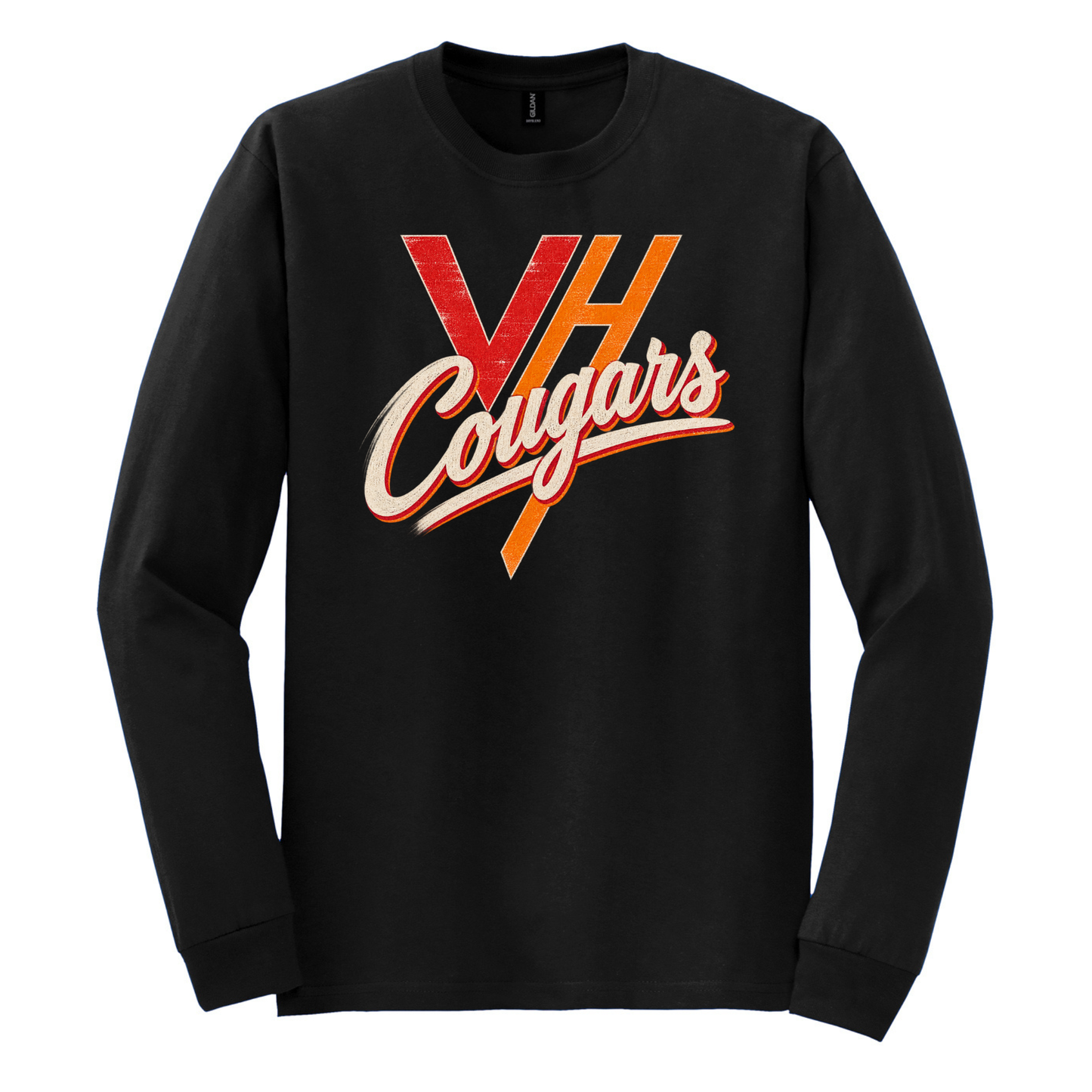 VH Booster Club Vintage Gildan® Youth Heavy Cotton™ 100% Cotton Long Sleeve T-Shirt (YOUTH)
