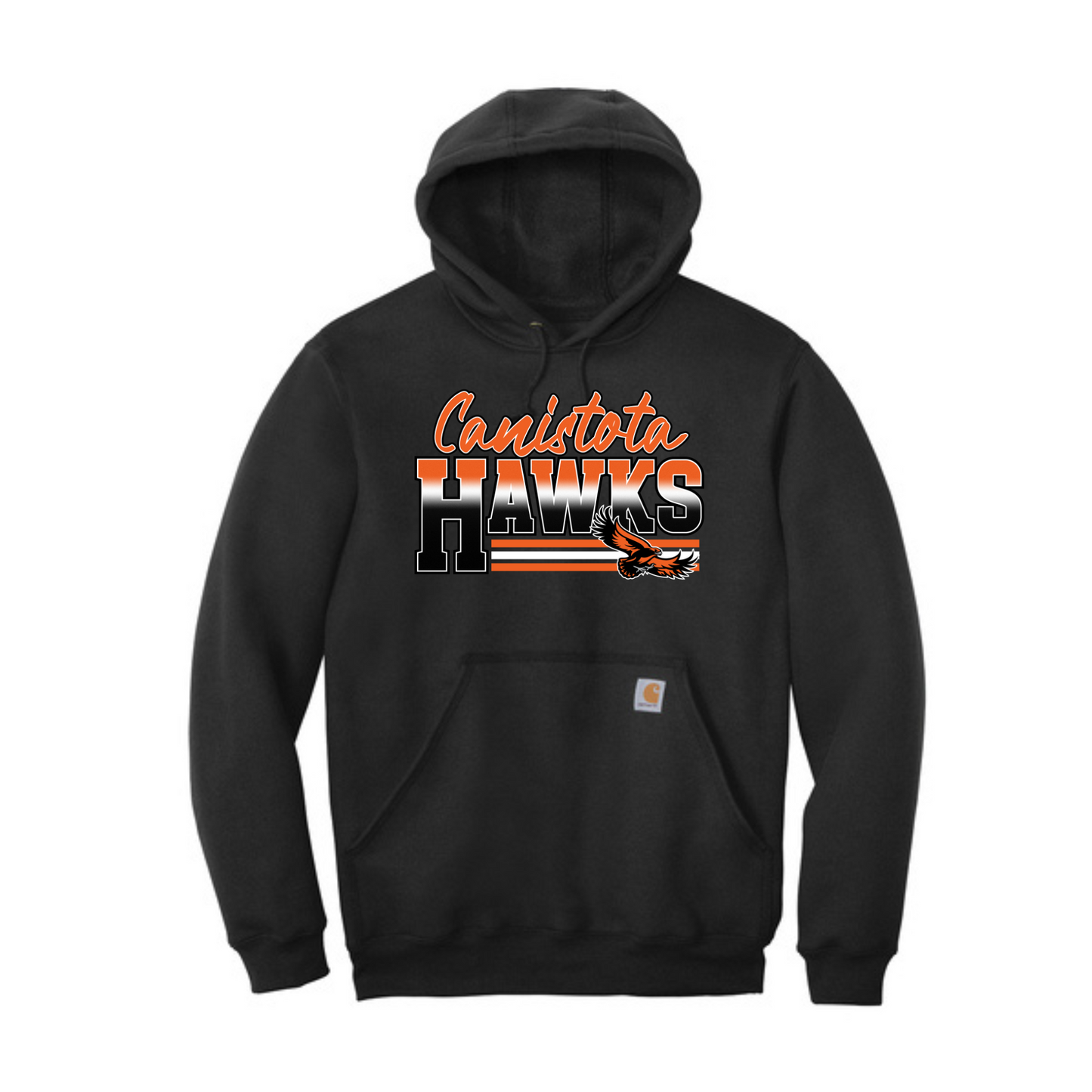 Canistota Booster Club Carhartt® Tall Midweight Hooded Sweatshirt