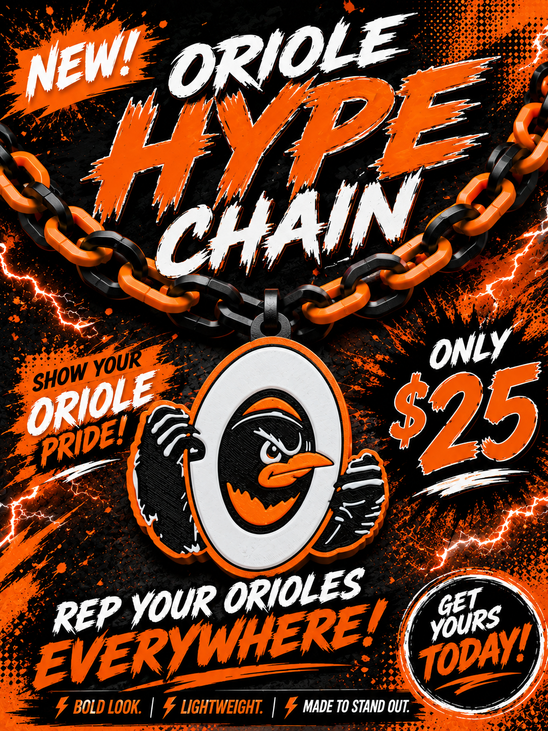 Lennox Booster Club: Orioles Hype Chain
