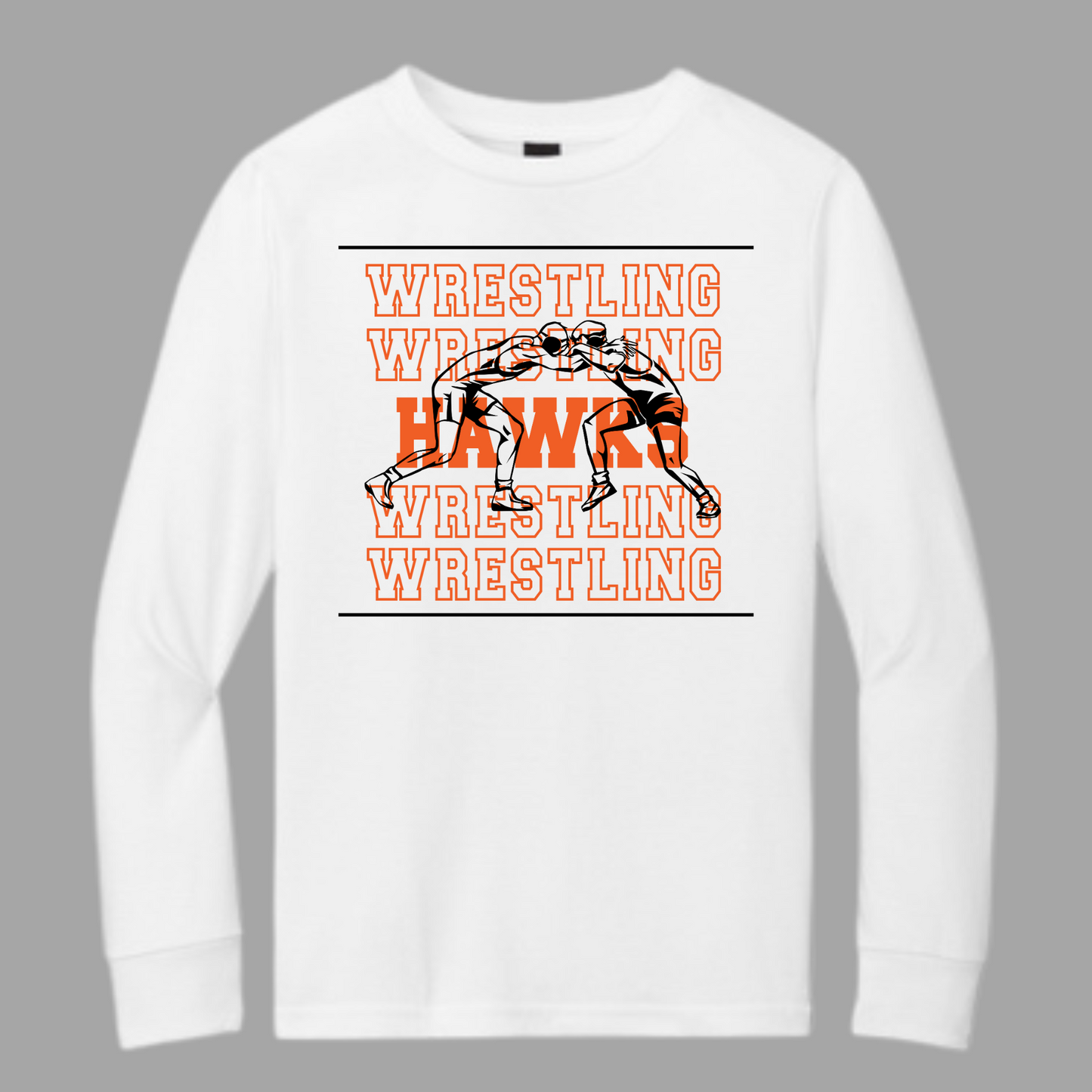 Canistota Hawks Wrestling YOUTH District ® Perfect Tri ® Long Sleeve Tee