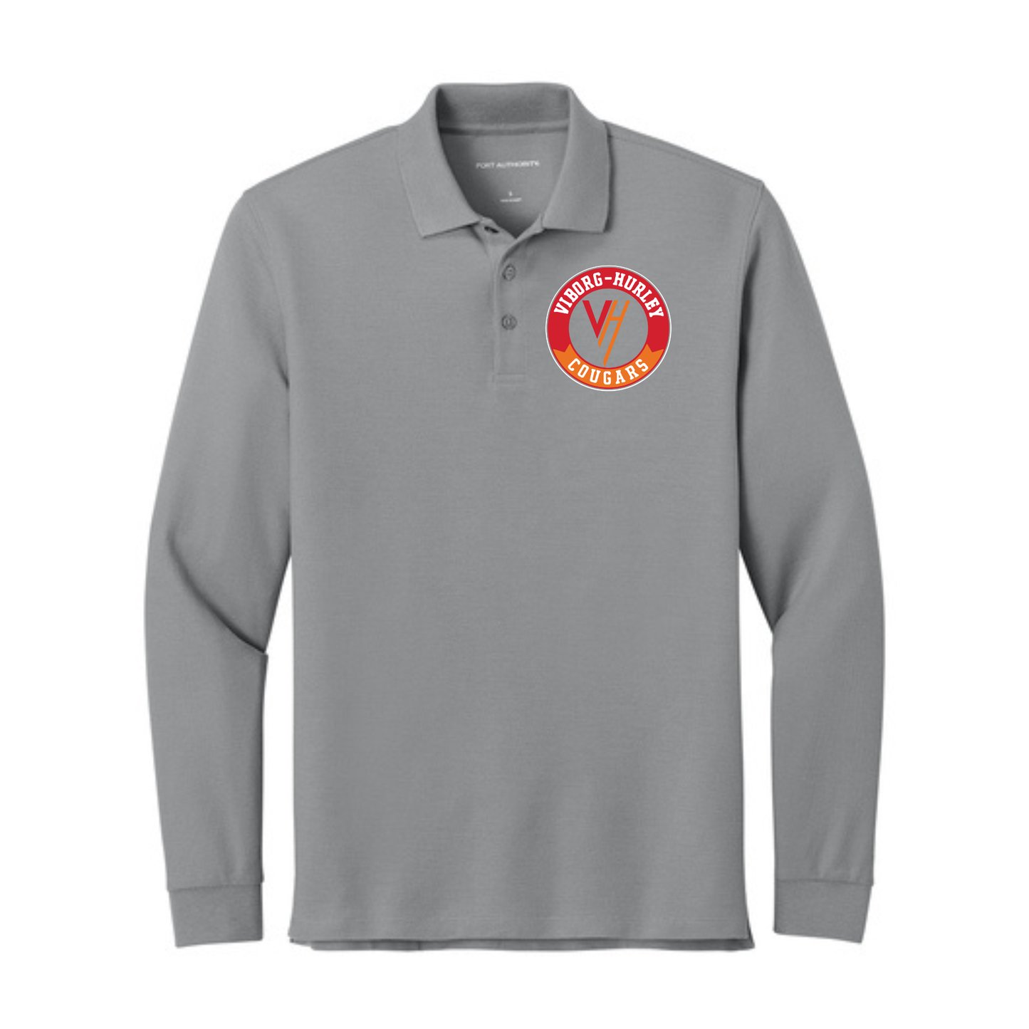 Viborg-Hurley Staff Port Authority® Wearever Signature Pique Long Sleeve Polo