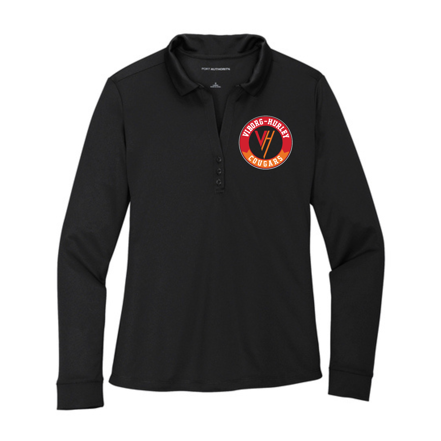 Viborg-Hurley Staff Port Authority® Women's Silk Touch™ Performance Long Sleeve Polo