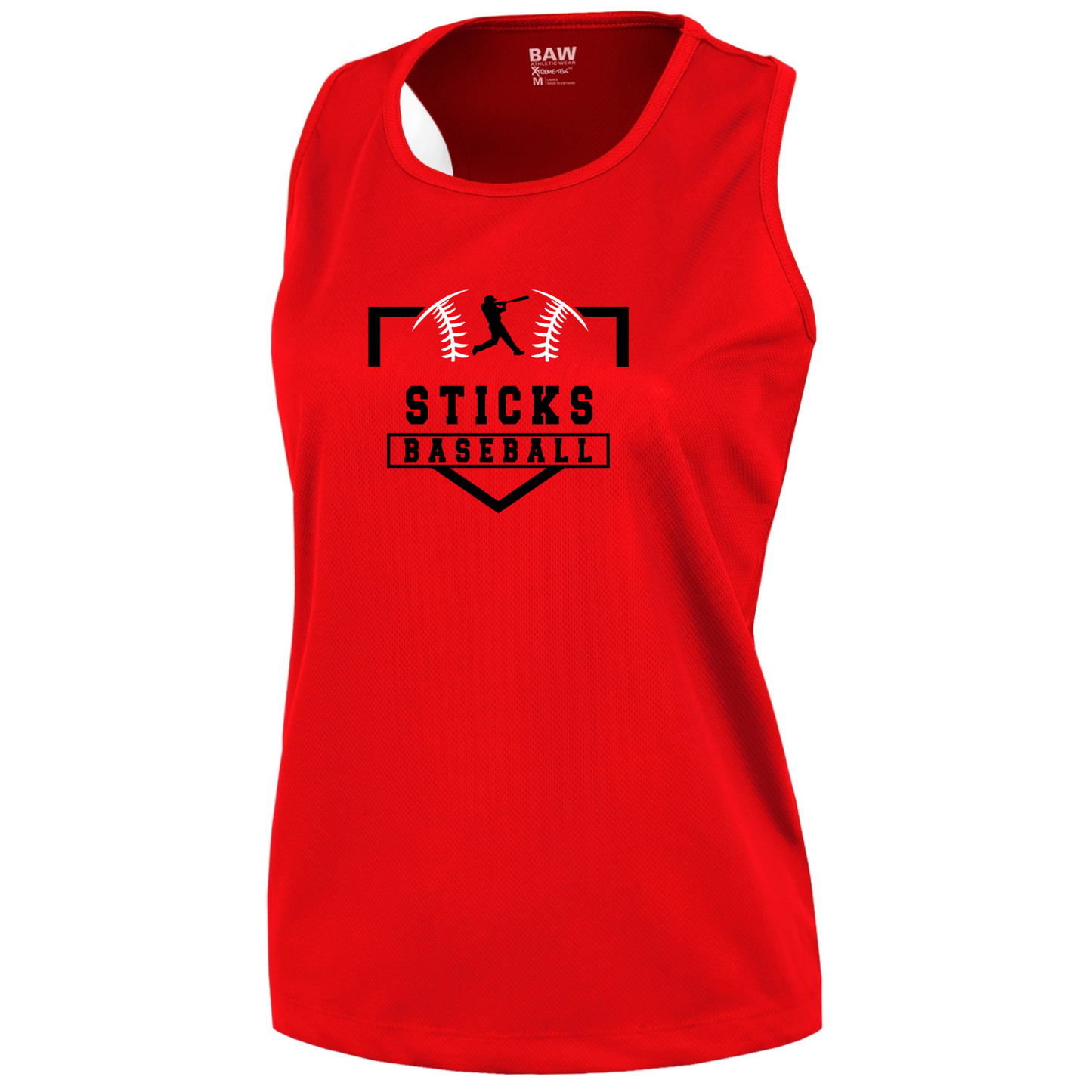 Sticks Baseball Women Marathon Singlet