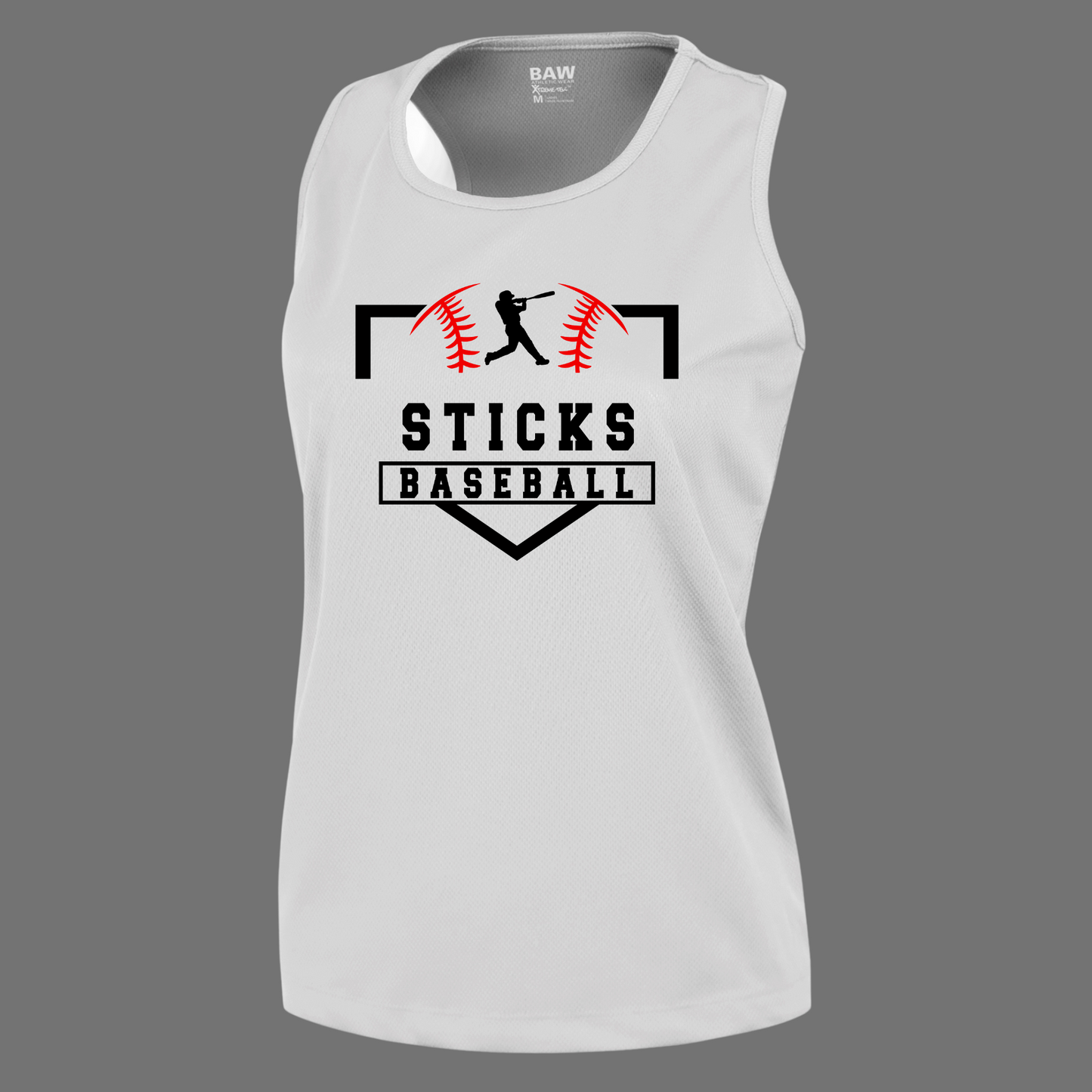 Sticks Baseball Women Marathon Singlet