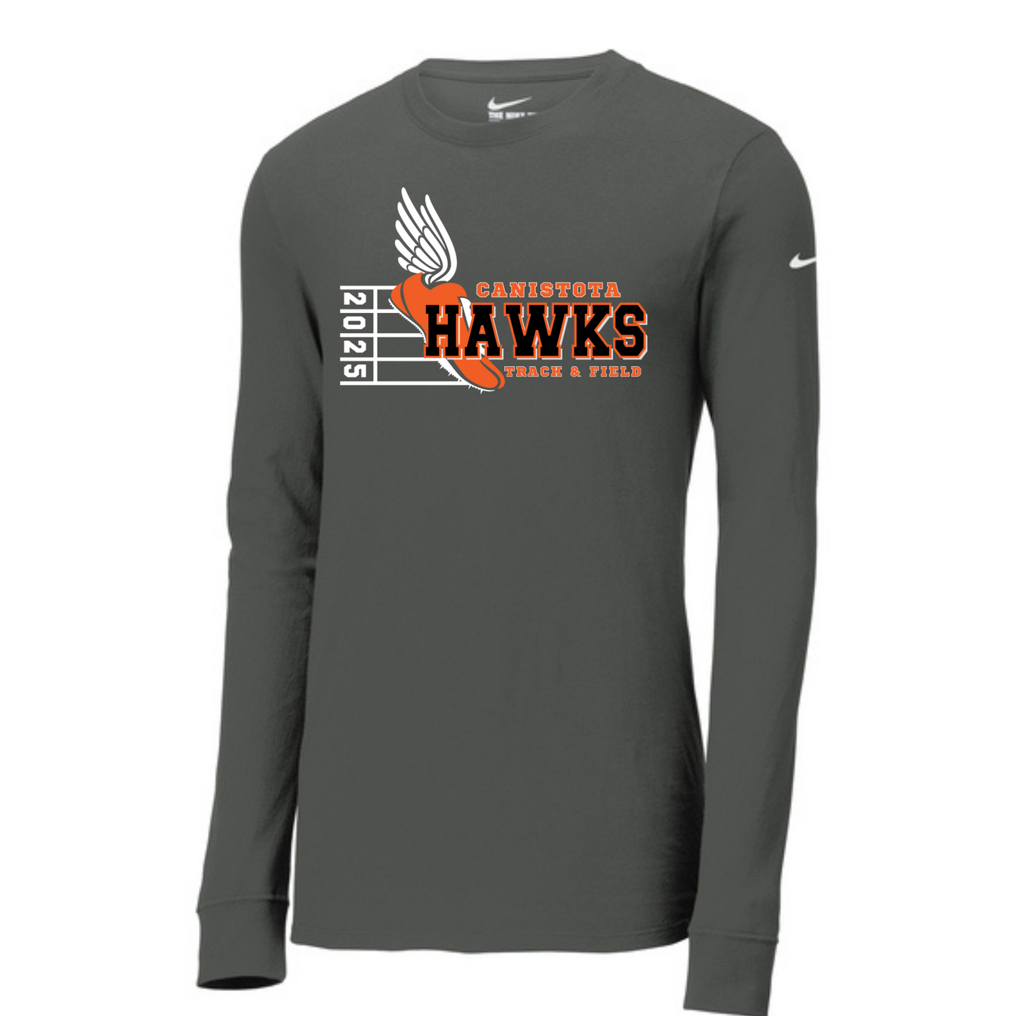 Canistota Track and Field Nike Dri-FIT Cotton/Poly Long Sleeve Tee