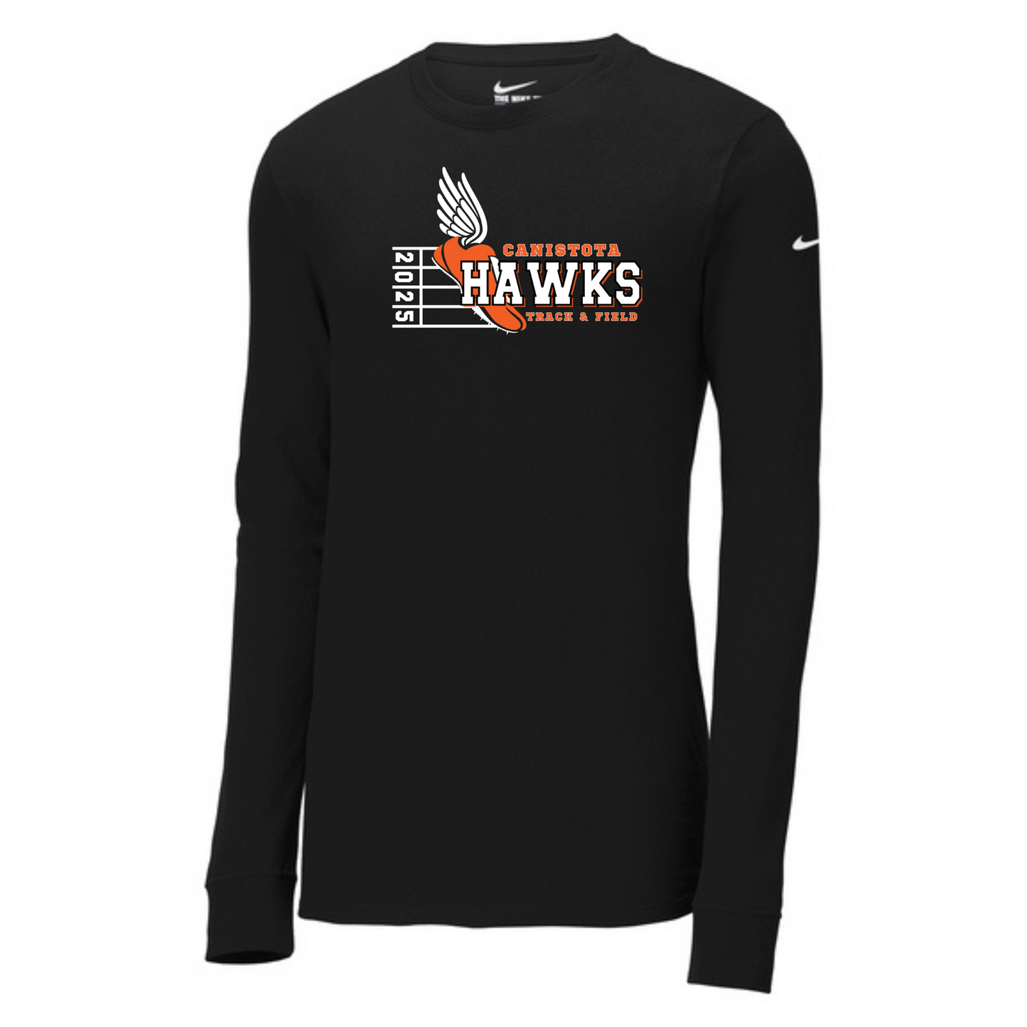 Canistota Track and Field Nike Dri-FIT Cotton/Poly Long Sleeve Tee