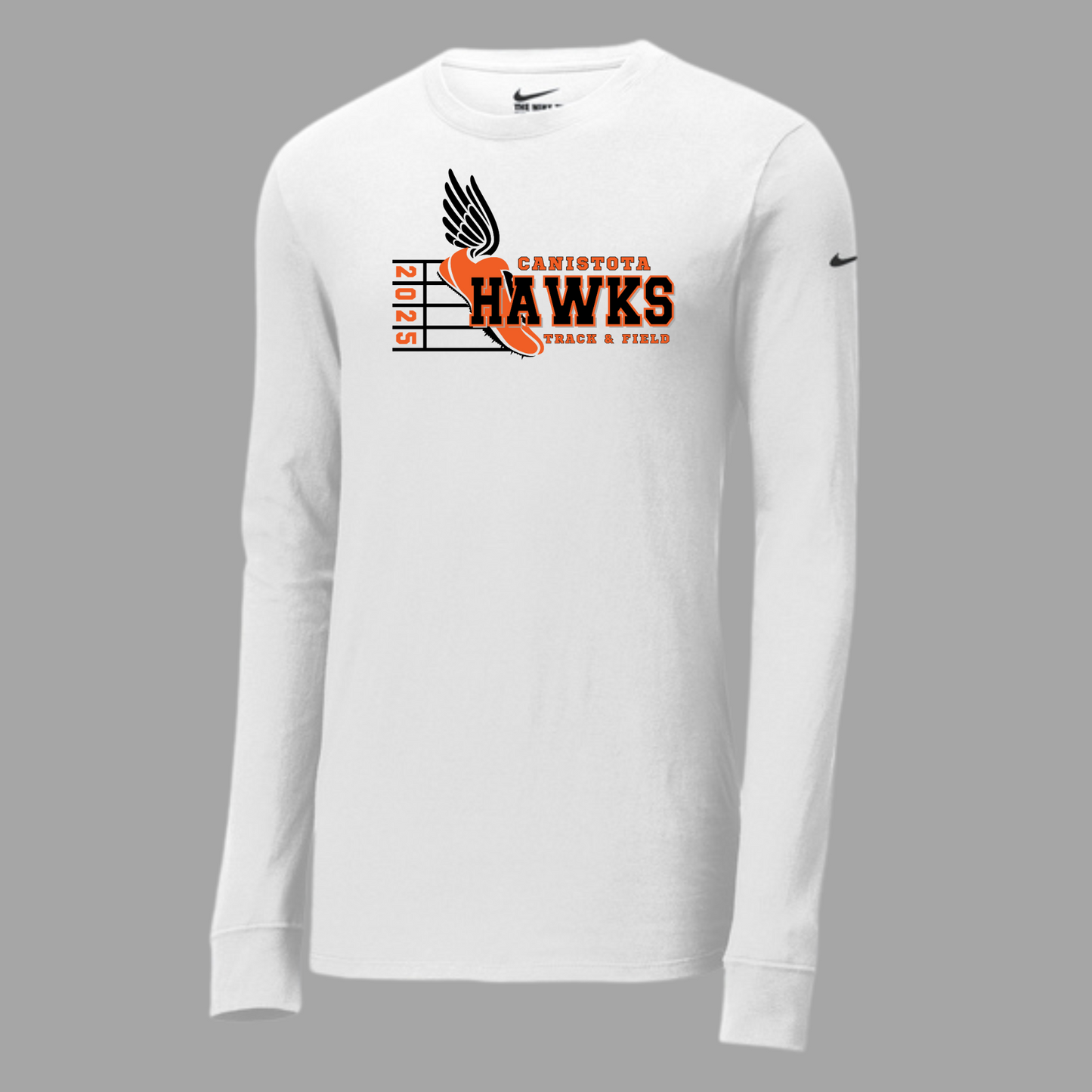 Canistota Track and Field Nike Dri-FIT Cotton/Poly Long Sleeve Tee