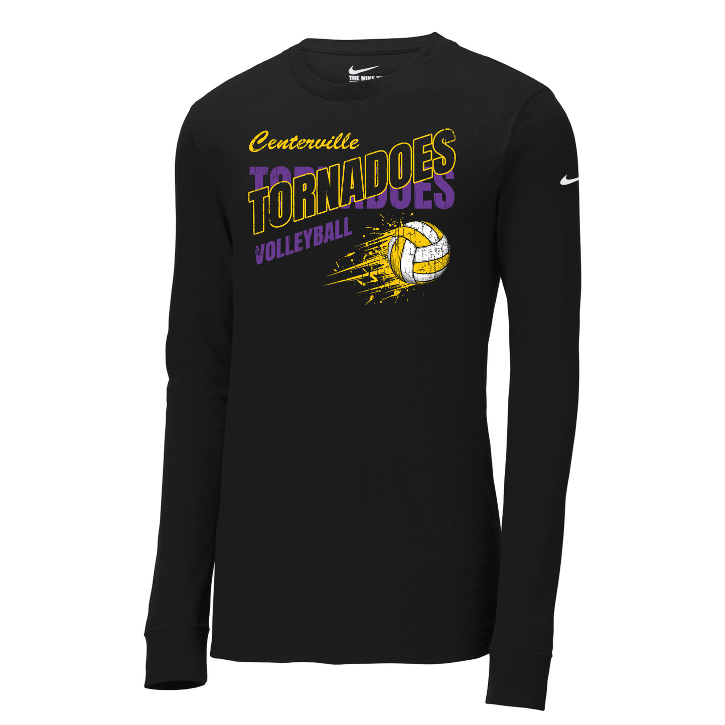 Centerville Volleyball Nike Dri-FIT Cotton/Poly Long Sleeve Tee