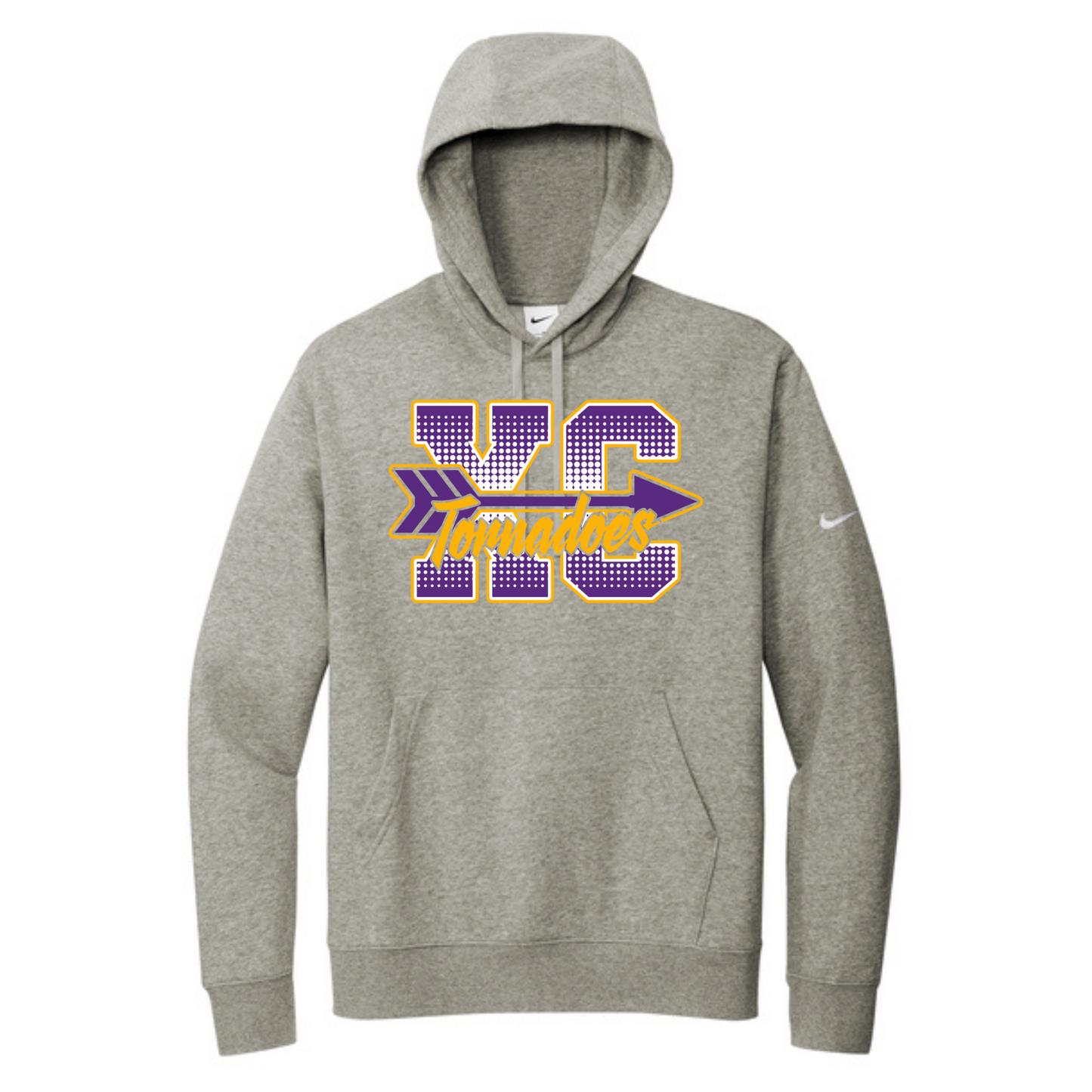 Centerville XC Nike Club Fleece Sleeve Swoosh Pullover Hoodie