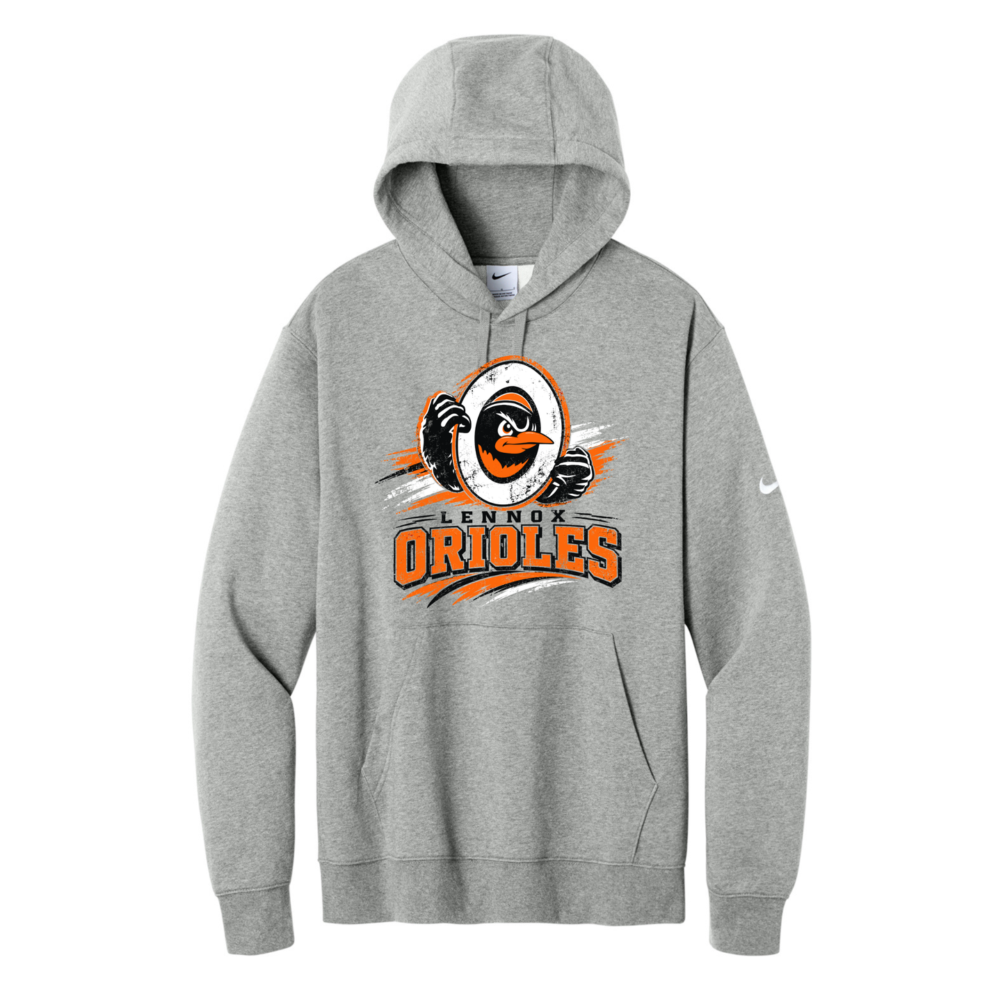 Lennox Booster Booster Club Nike Club Fleece Sleeve Swoosh Pullover Hoodie