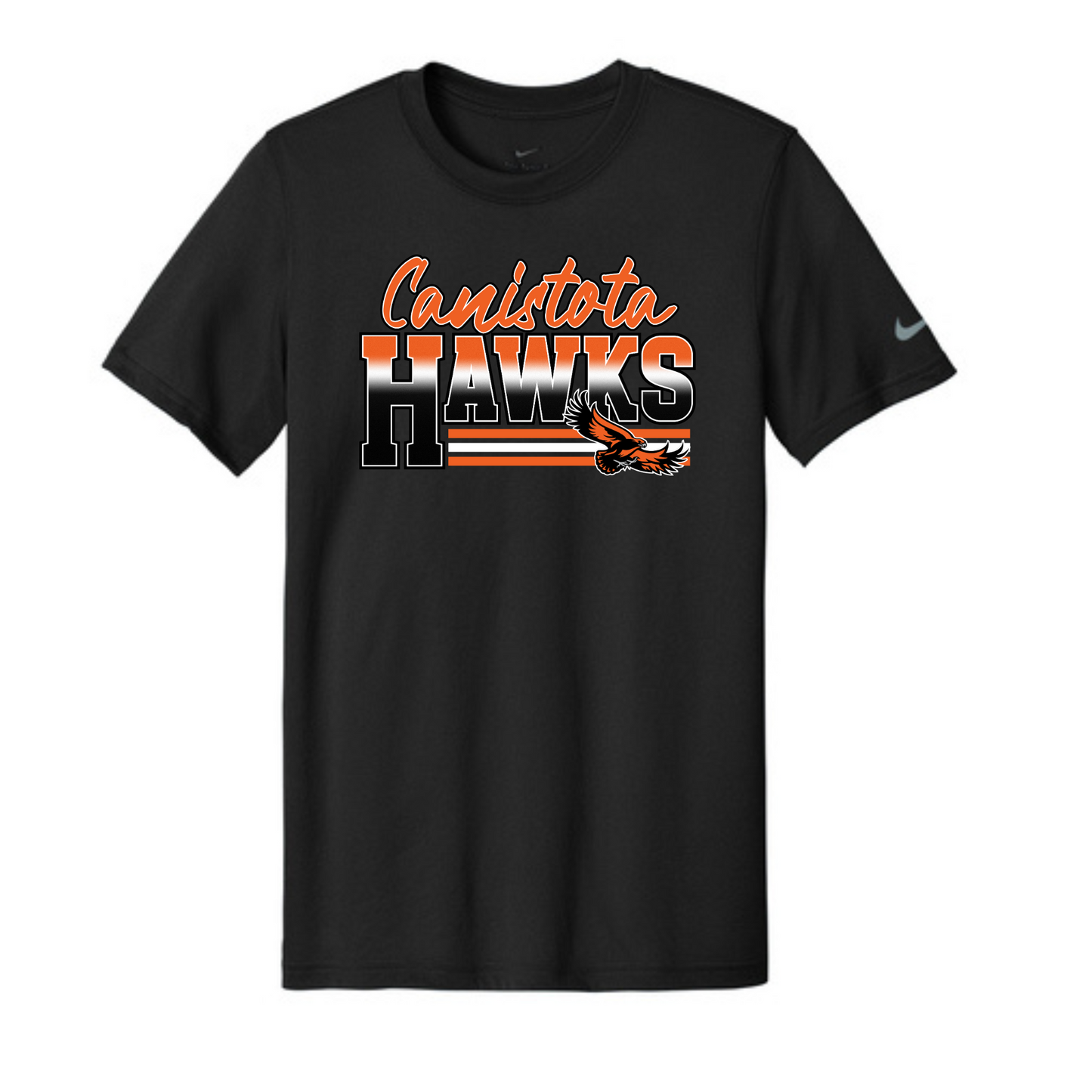 Canistota Booster Club Nike Swoosh Sleeve rLegend Tee