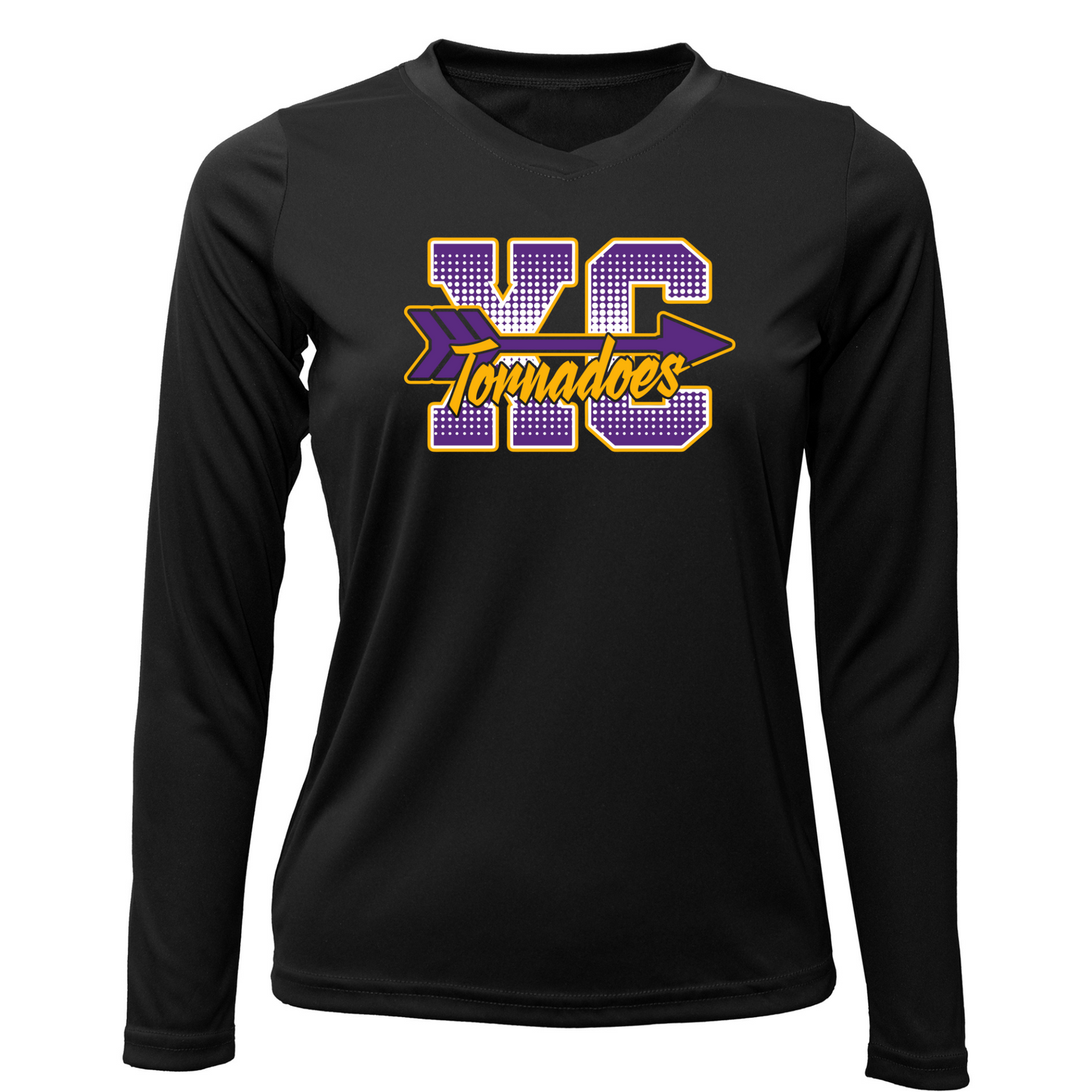 Centerville XC Women Xtreme-Tek Long Sleeve V-Neck Shirt