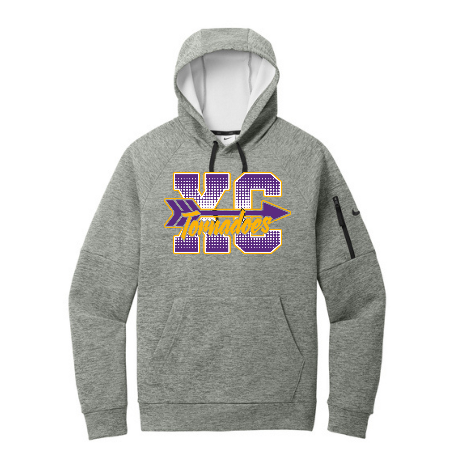 Centerville XC Nike Therma-FIT Pocket Pullover Fleece Hoodie