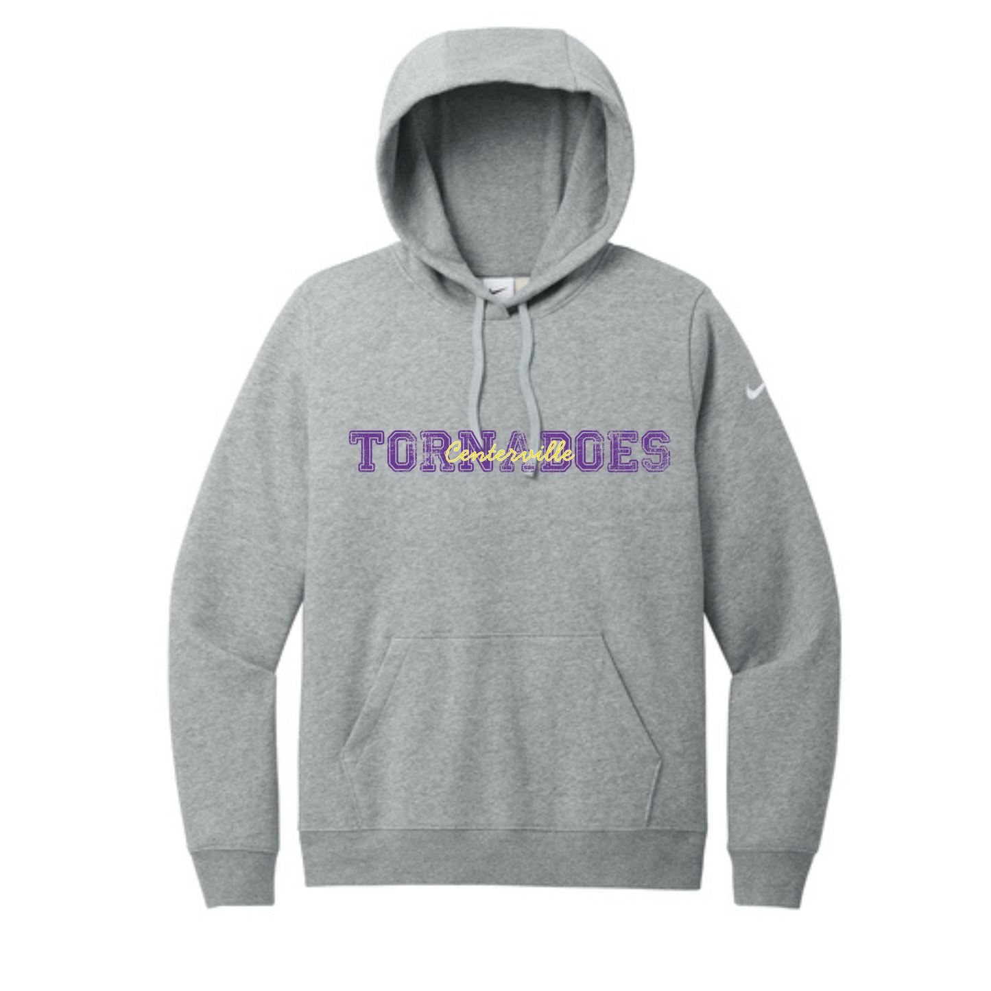 Centerville Booster Club Nike Women's Club Fleece Sleeve Swoosh Pullover Hoodie