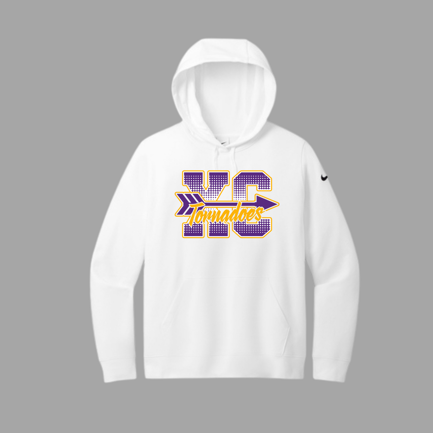 Centerville XC Nike Women's Club Fleece Sleeve Swoosh Pullover Hoodie