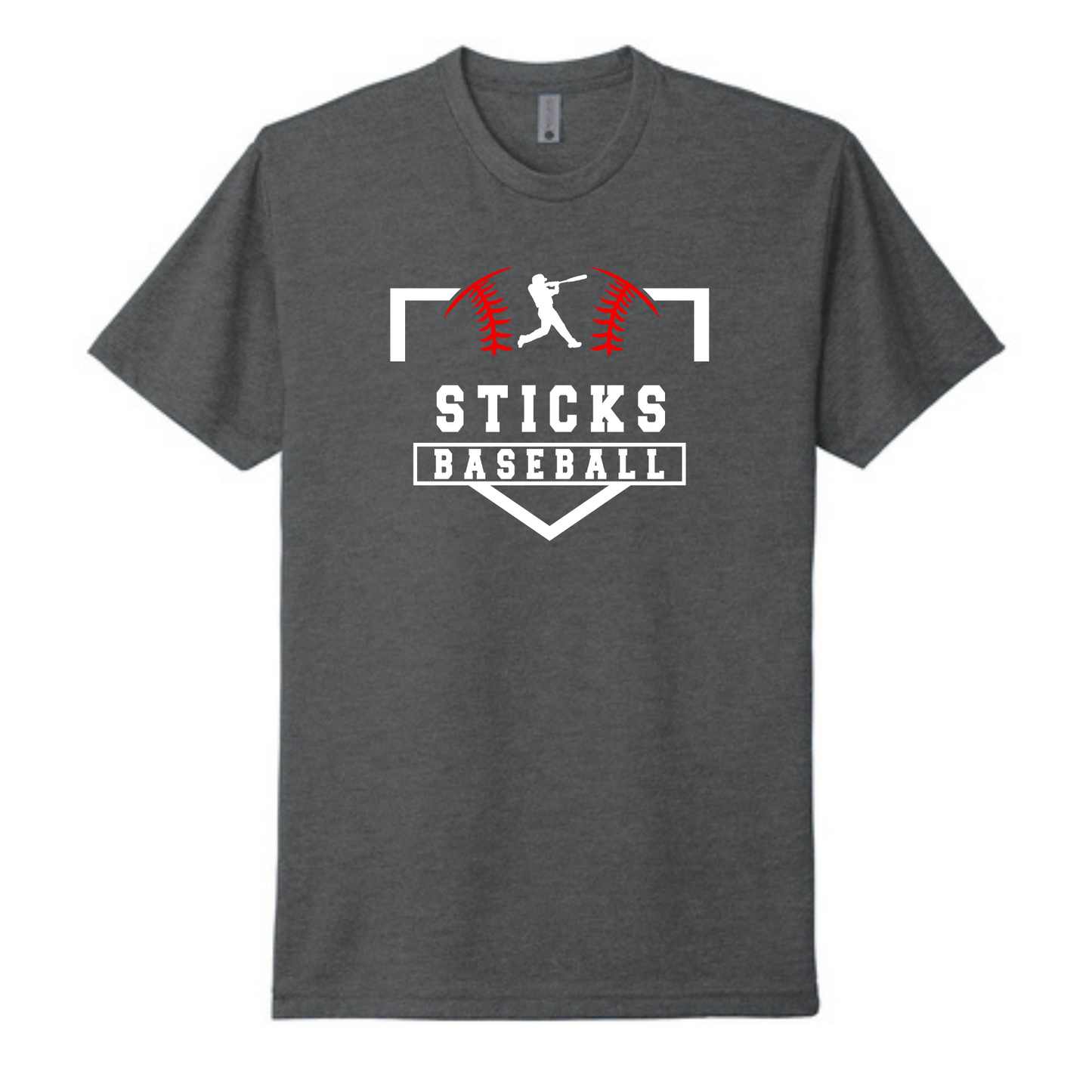 Sticks Baseball Next Level Apparel® Youth CVC Tee