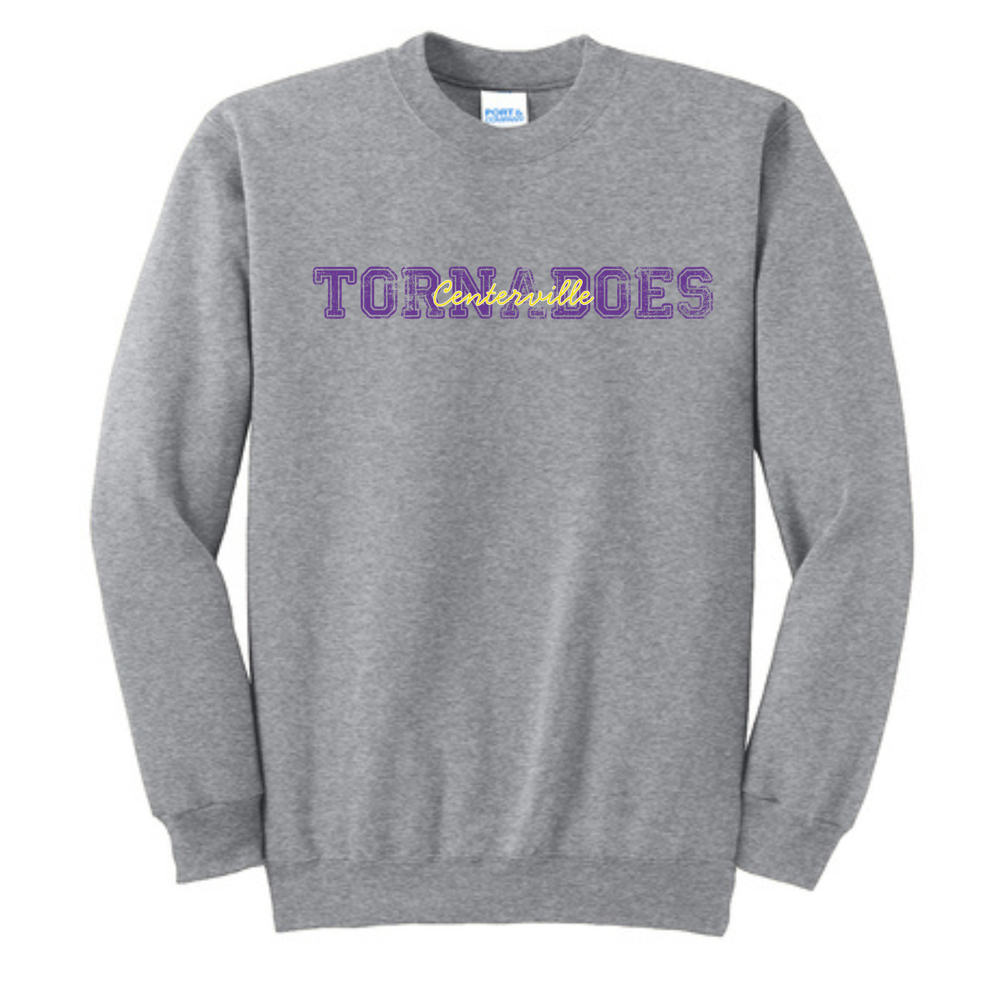 Centerville Booster Club Port & Co™ Tall Essential Fleece Crewneck Sweatshirt