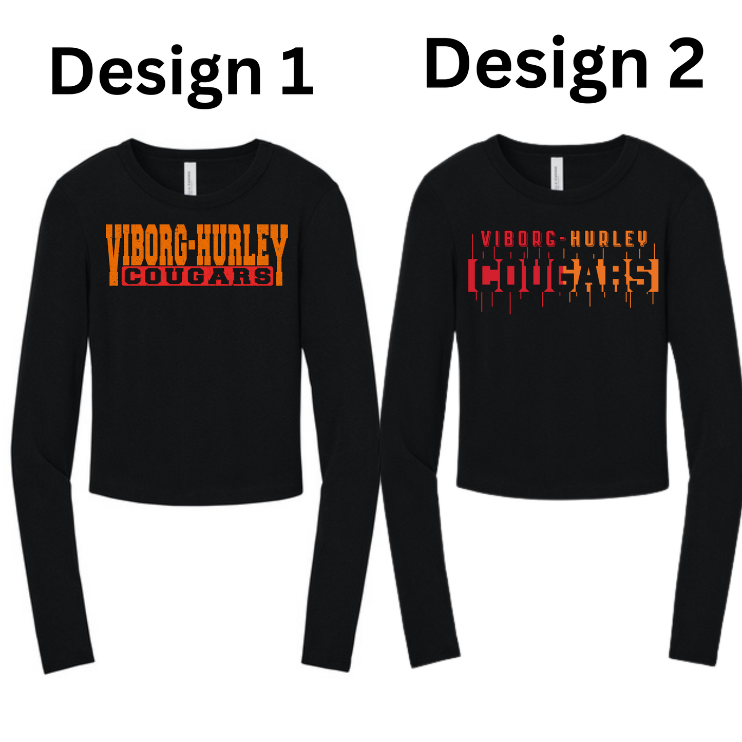 VH Booster Club BELLA+CANVAS® Women’s Micro Rib Long Sleeve Baby Tee