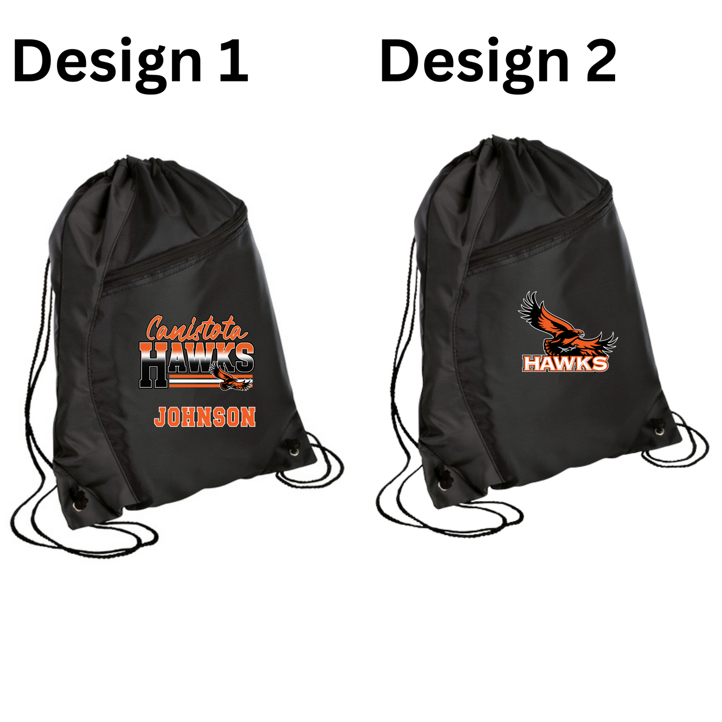 Canistota Booster Club Port Authority® Colorblock Cinch Pack