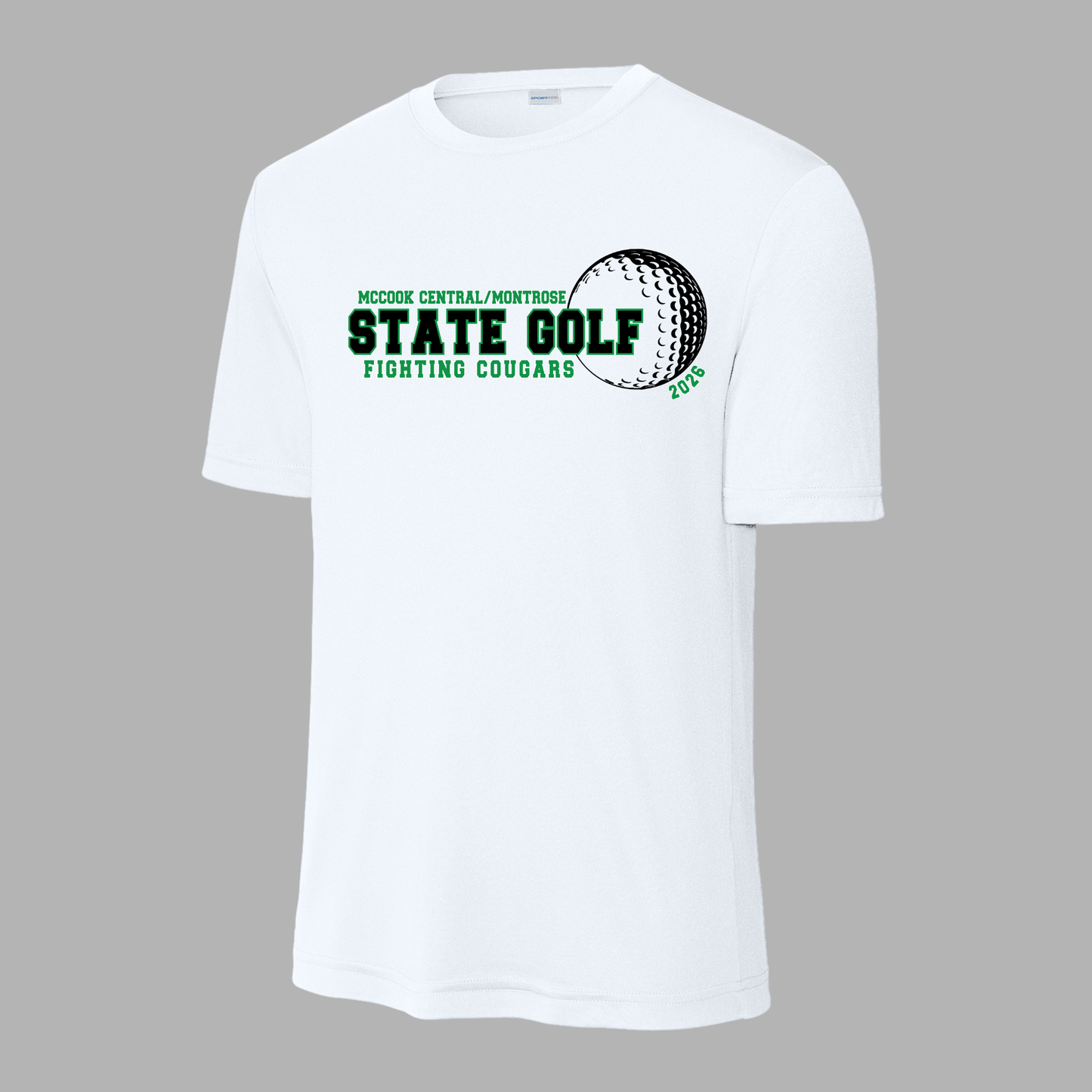 McCook Central/Montrose State Golf Sport-Tek® PosiCharge® Competitor™ Tee