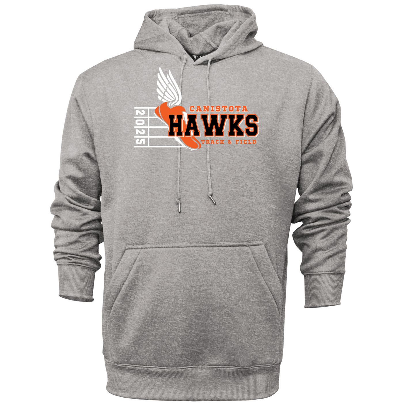 Canistota Track and Field Youth Pullover Hooded Sweatshirt