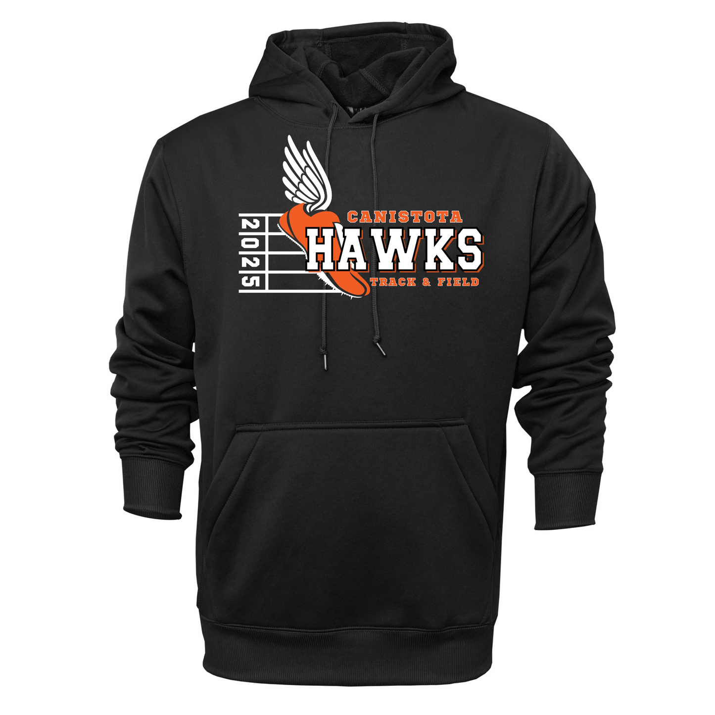 Canistota Track and Field Youth Pullover Hooded Sweatshirt