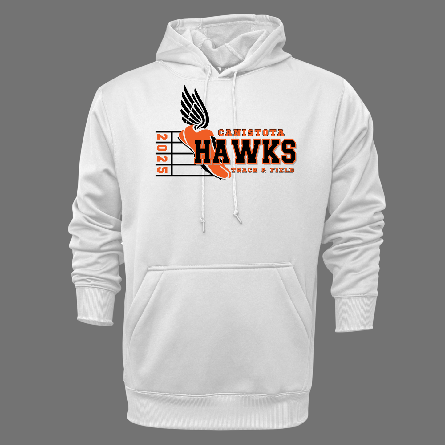 Canistota Track and Field Youth Pullover Hooded Sweatshirt
