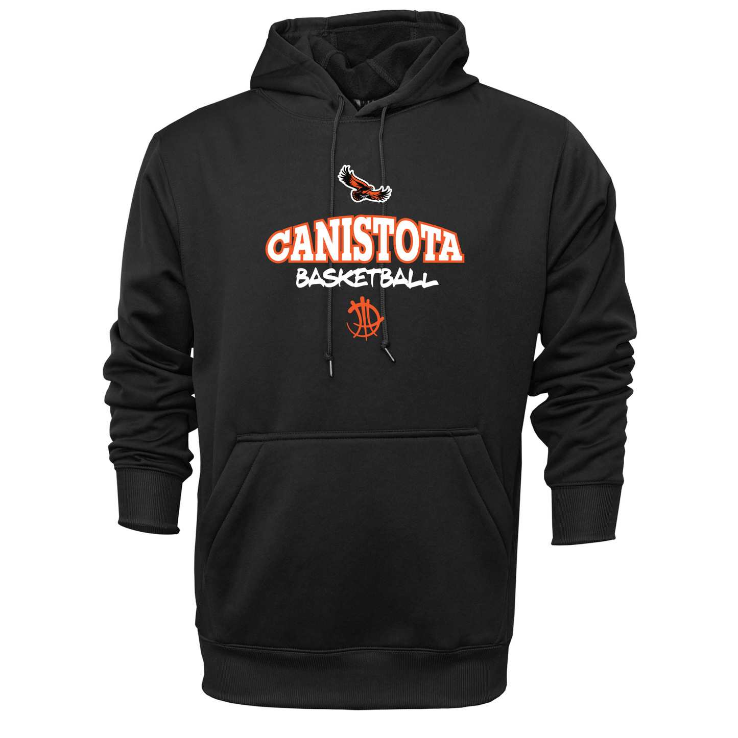 Canistota Basketball Youth Pullover Hooded Sweatshirt