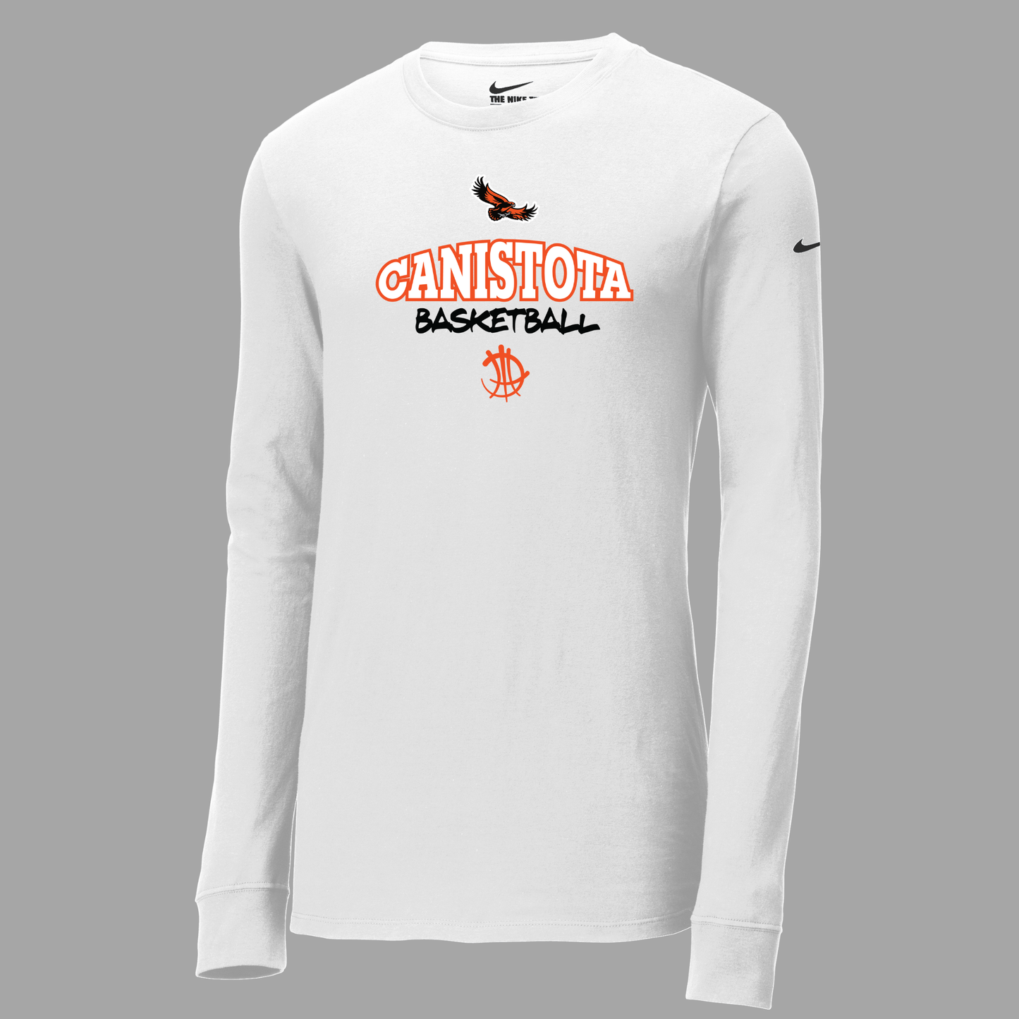 Canistota Basketball Nike Dri-FIT Cotton/Poly Long Sleeve Tee