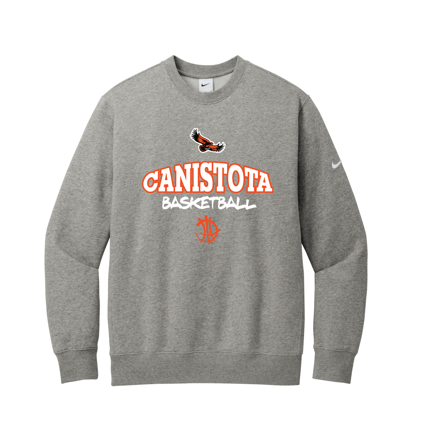 Canistota Basketball Nike Club Fleece Crew