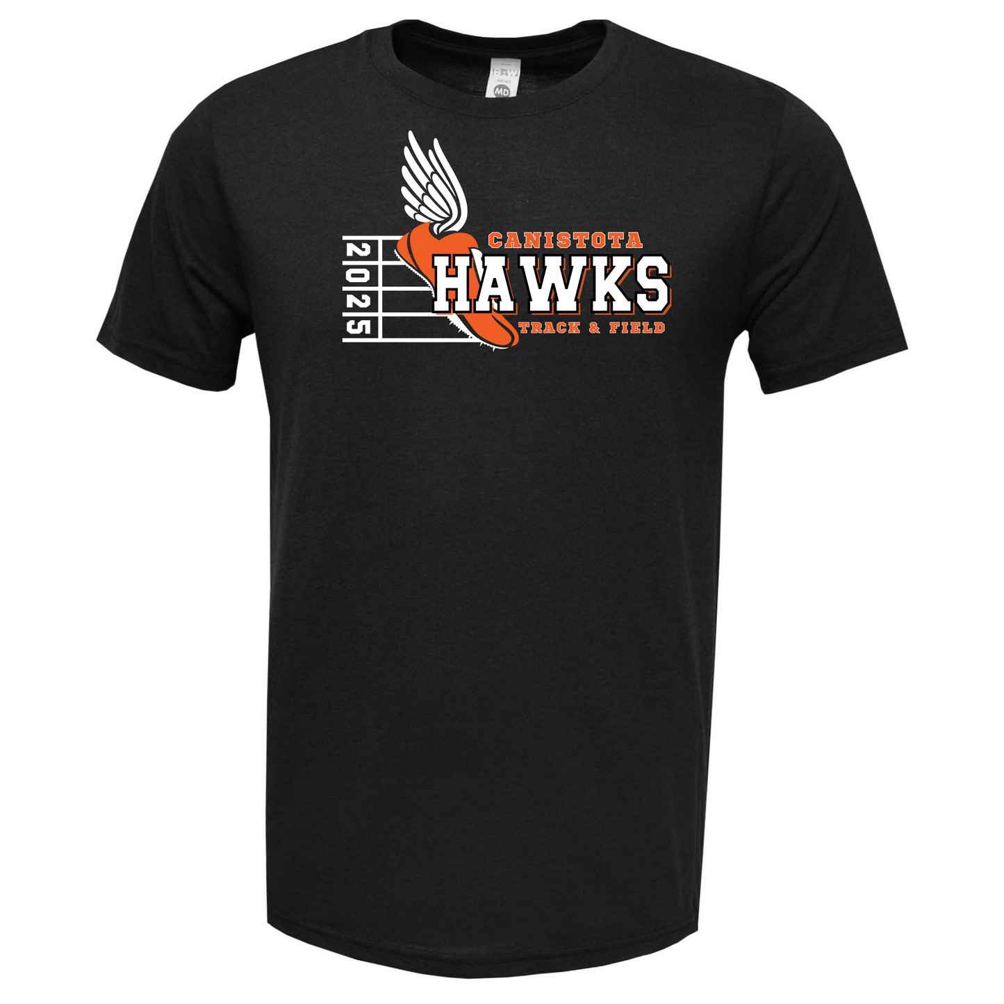 Canistota Track and Field Adult Soft-Tek Blend T-Shirt