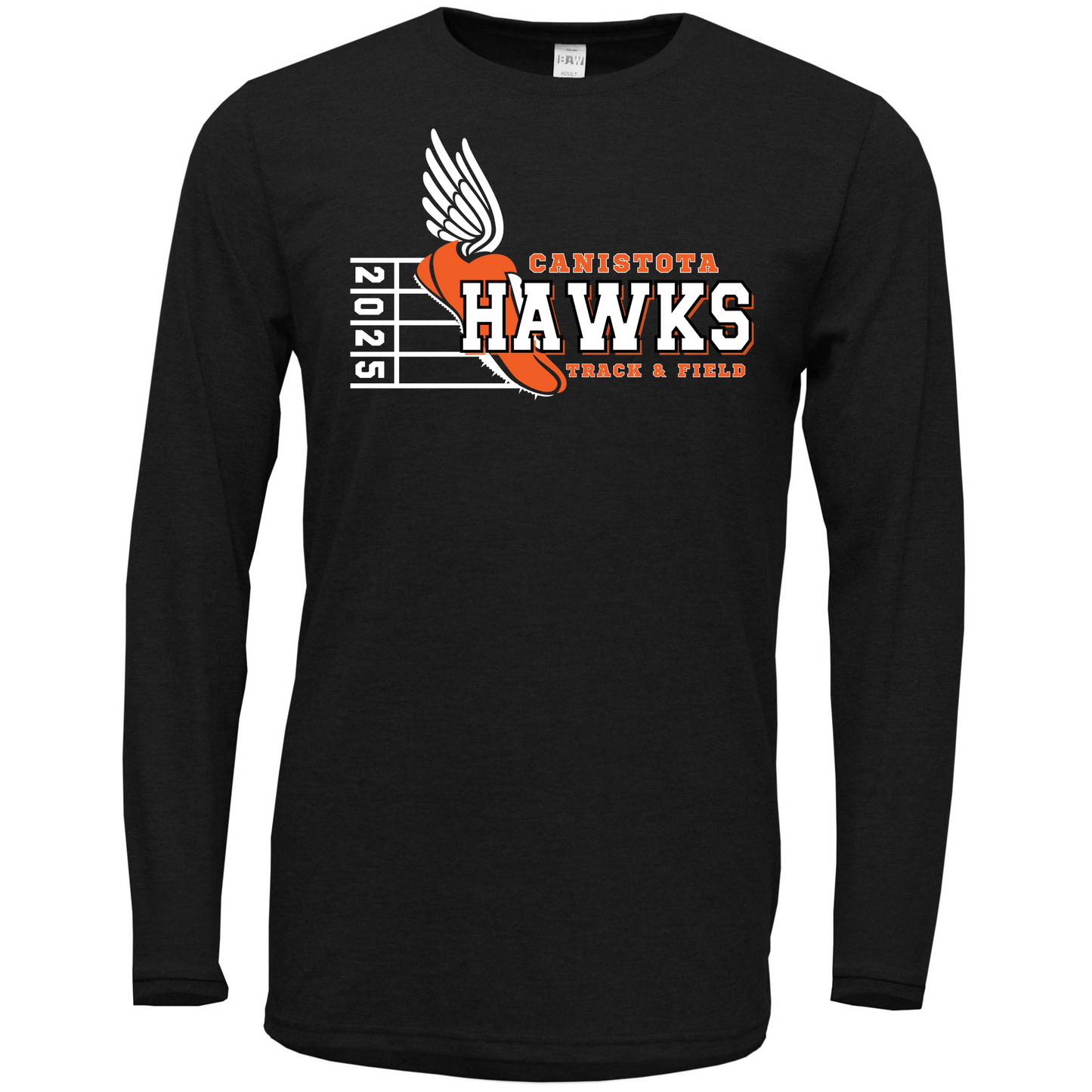 Canistota Track and Field Youth Soft-Tek Blend Long Sleeve Shirt