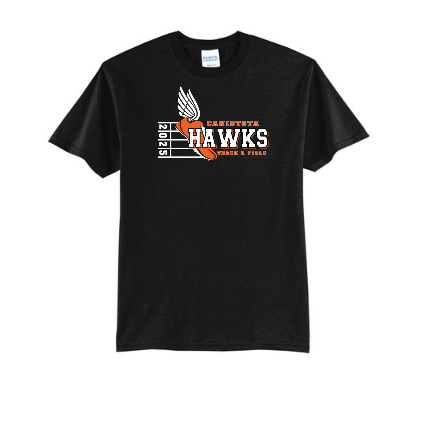 Canistota Track and Field Port & Company® Tall Core Blend Tee