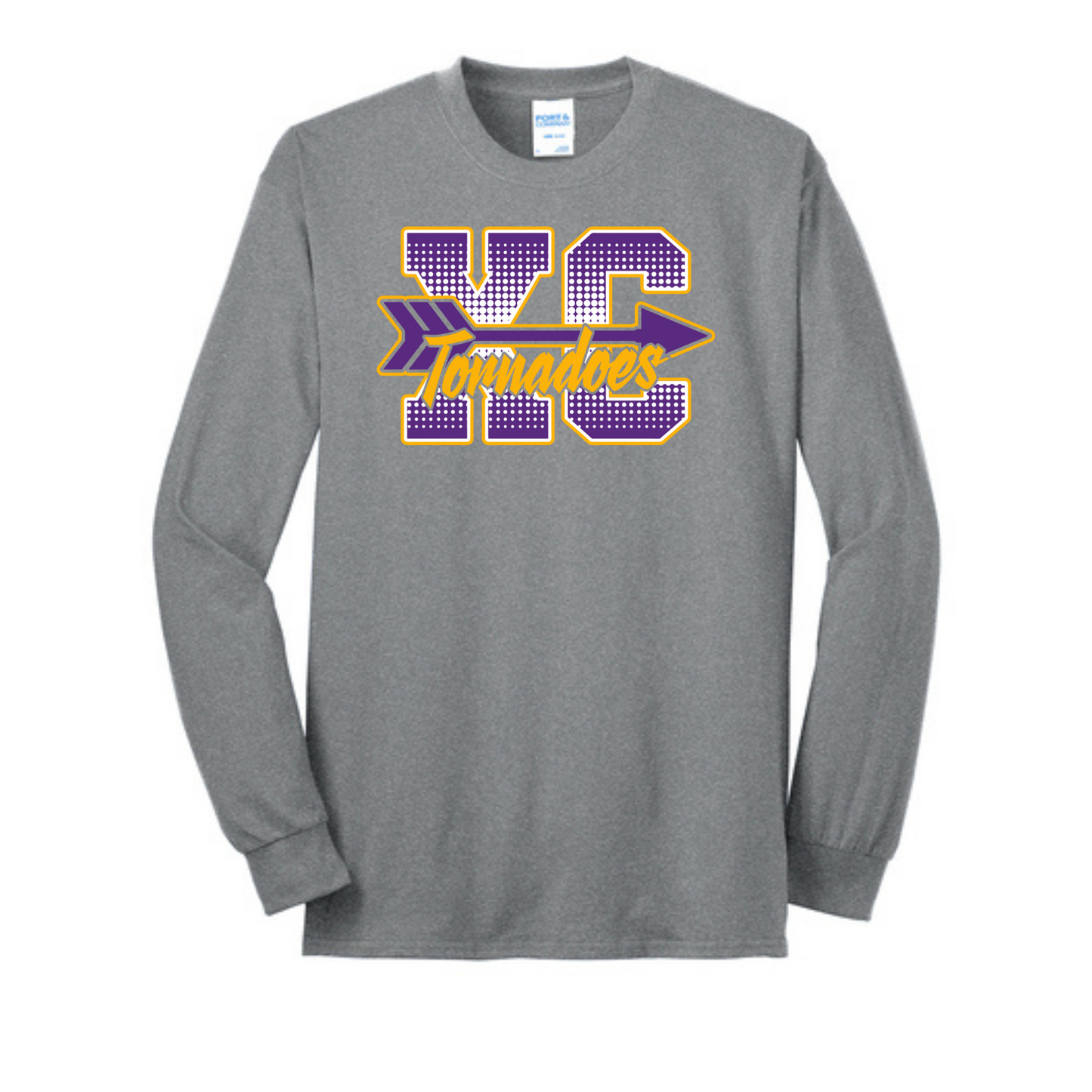 Centerville XC Port & Co™ Tall Long Sleeve Core Blend Tee