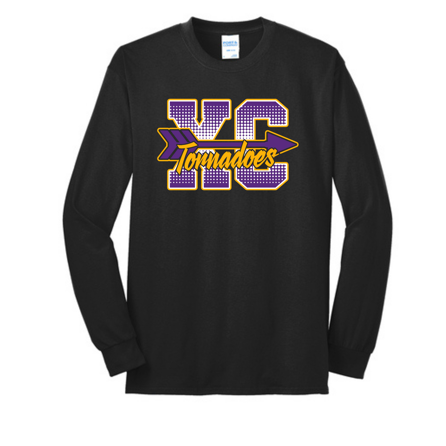 Centerville XC Port & Co™ Tall Long Sleeve Core Blend Tee