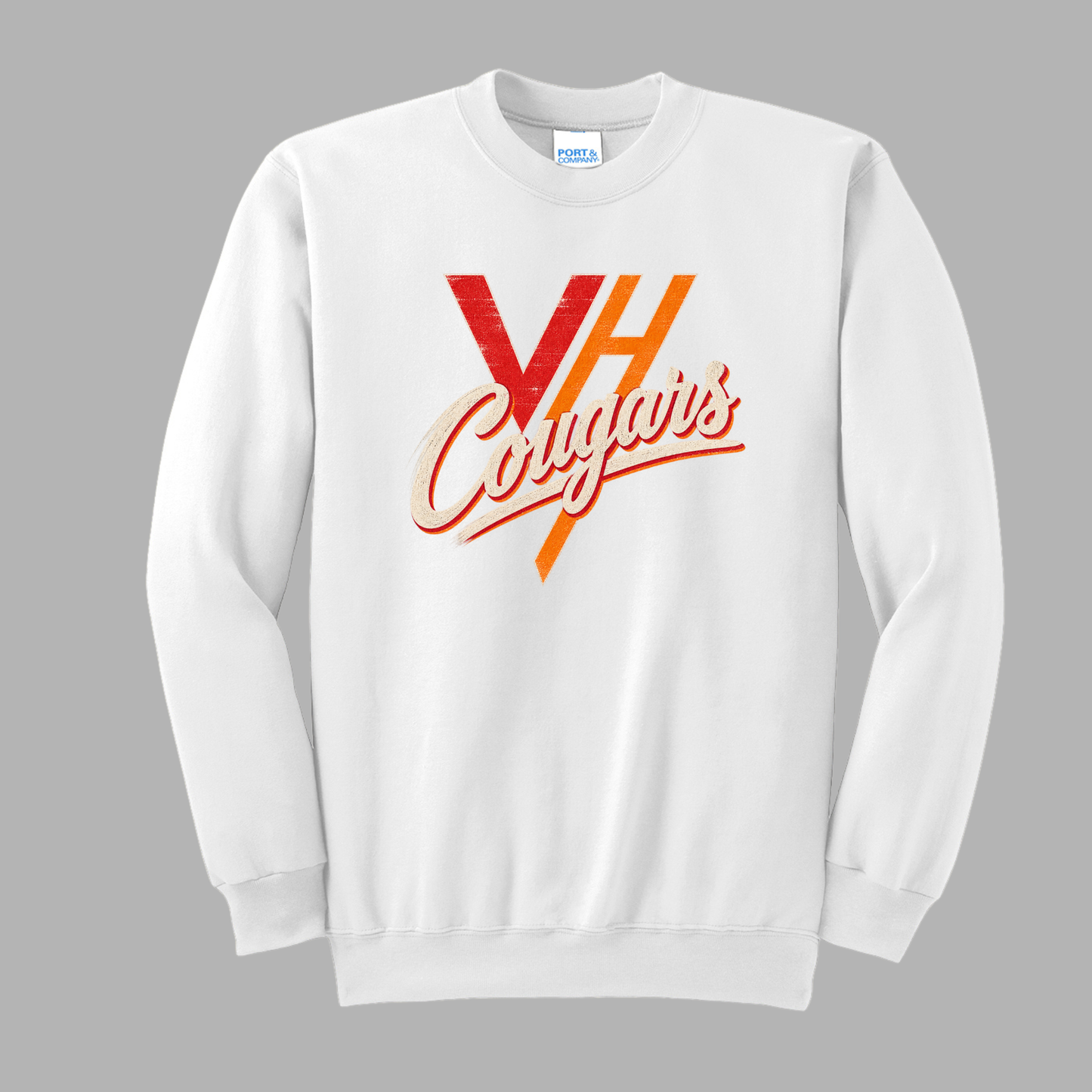 VH Booster Club Vintage Port & Co® Essential Fleece Crewneck Sweatshirt