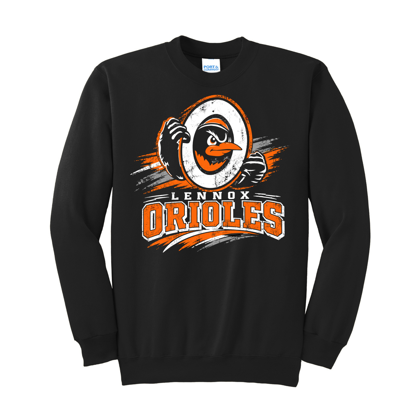 Lennox Booster Club Port & Co® Essential Fleece Crewneck Sweatshirt