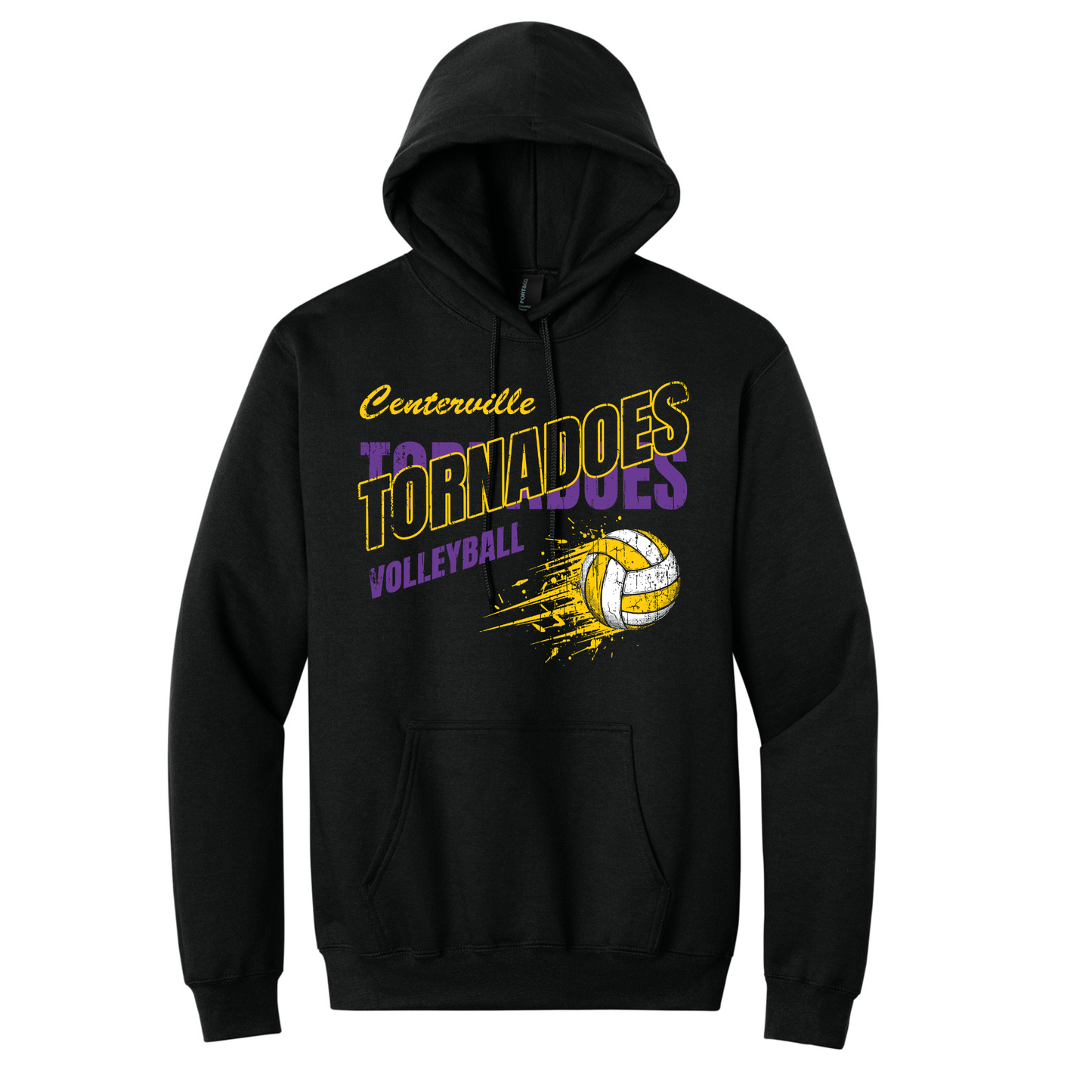 Centerville Volleyball Port & Co™ Youth Core Fleece Pullover Hooded Sweatshirt