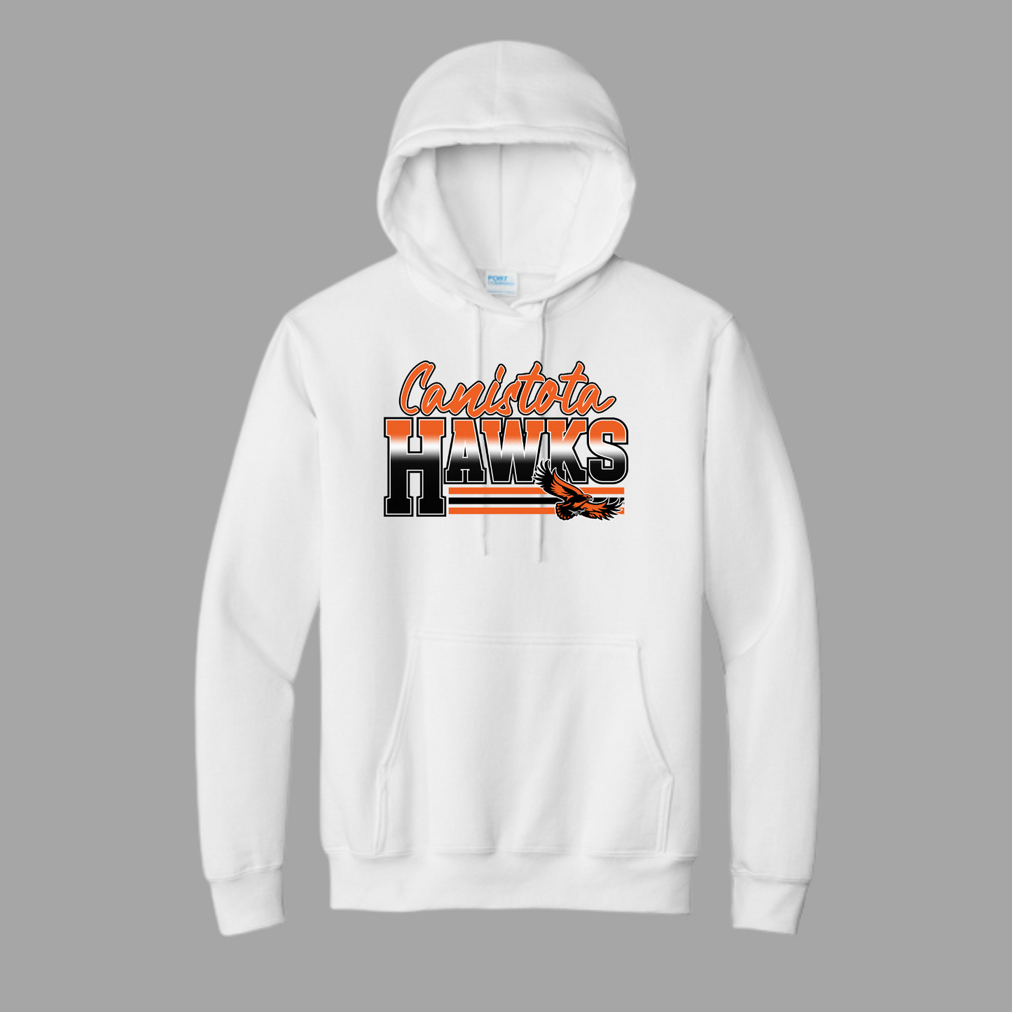 Canistota Booster Club Port & Co™ Tall Essential Fleece Pullover Hooded Sweatshirt