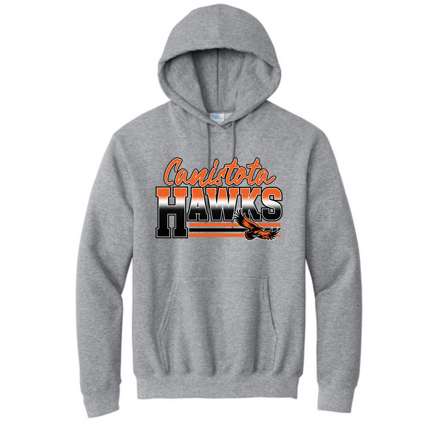 Canistota Booster Club Port & Co™ Tall Essential Fleece Pullover Hooded Sweatshirt