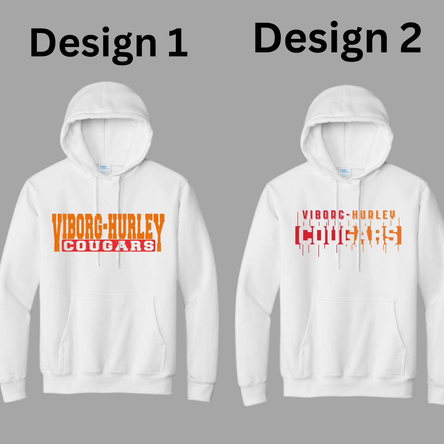 VH Booster Club Port & Co™ Tall Essential Fleece Pullover Hooded Sweatshirt