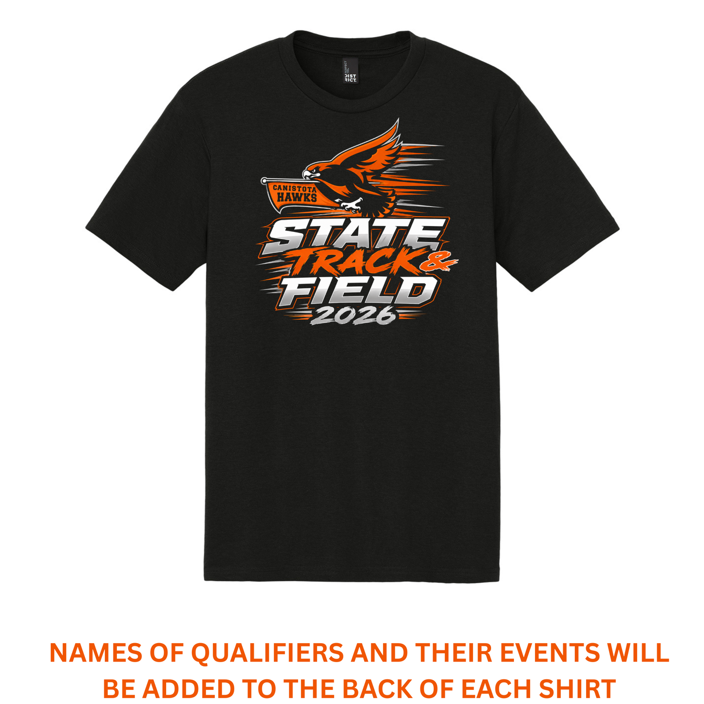 Canistota Hawks State Track & Field District® Perfect Tri® Tee