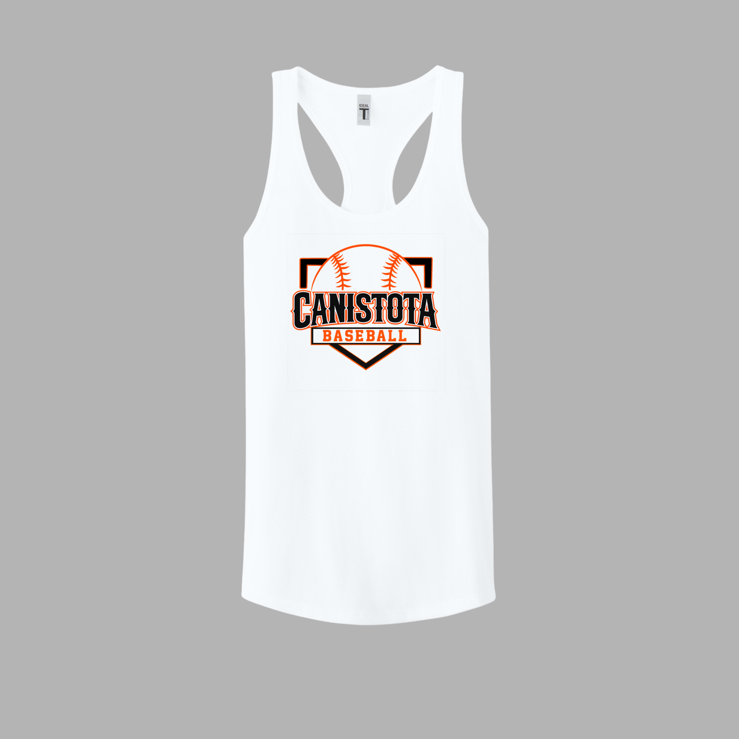 Canistota Baseball Next Level Apparel® Women’s Ideal Racerback Tank